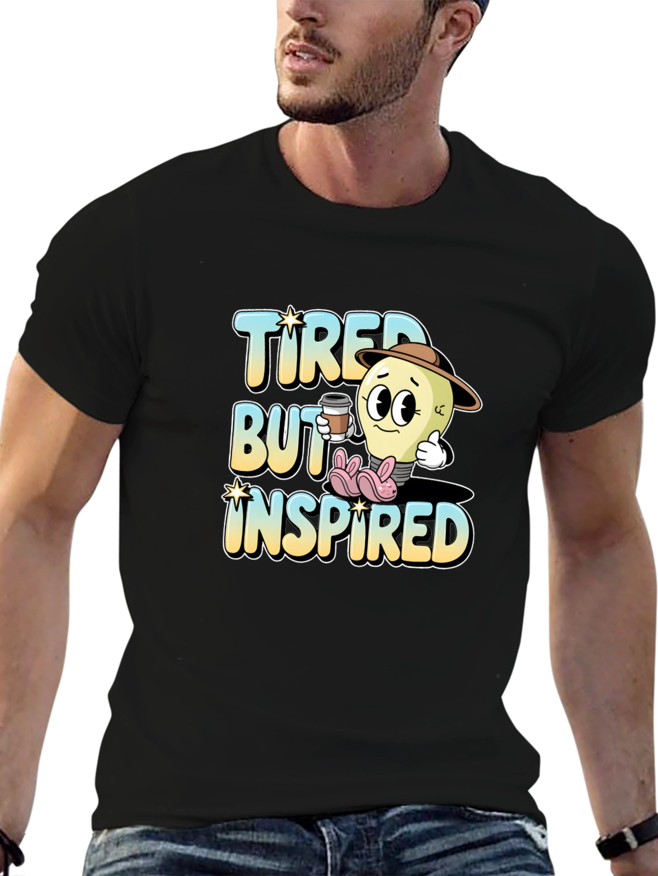 Tired But Inspired Graphic Tee