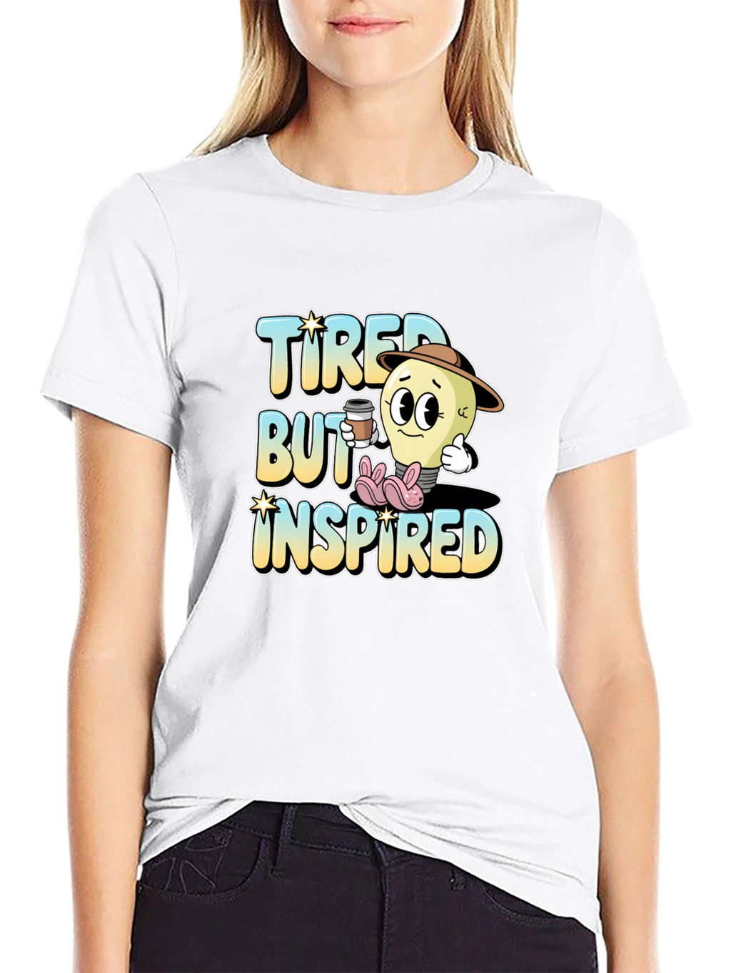 Tired But Inspired Graphic Tee