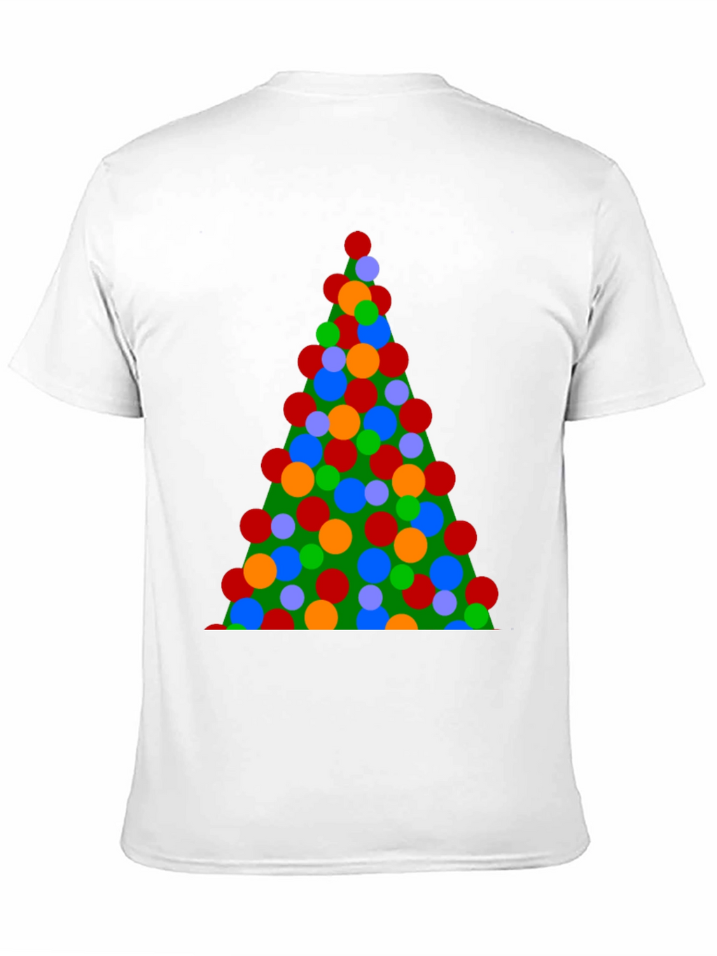 Christmas Tree Lights Graphic T-Shirt