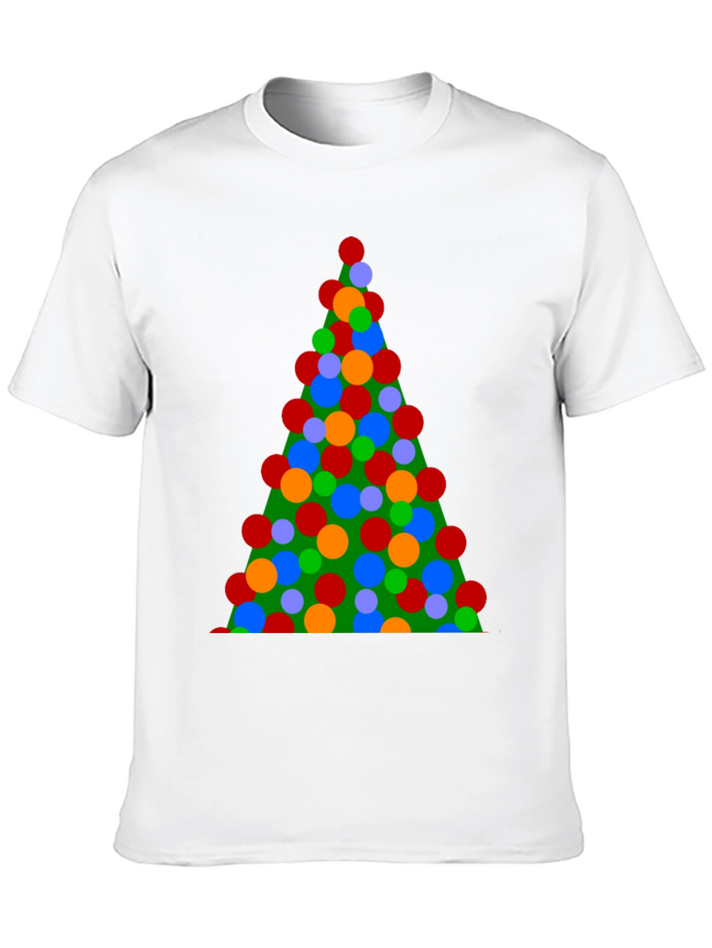 Christmas Tree Lights Graphic T-Shirt