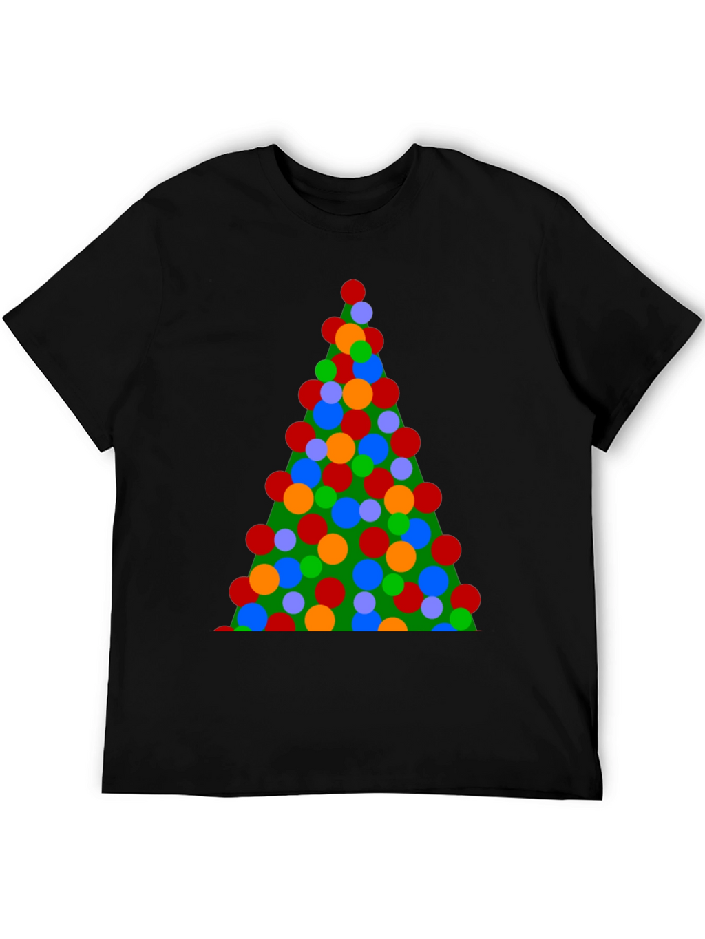 Christmas Tree Lights Graphic T-Shirt