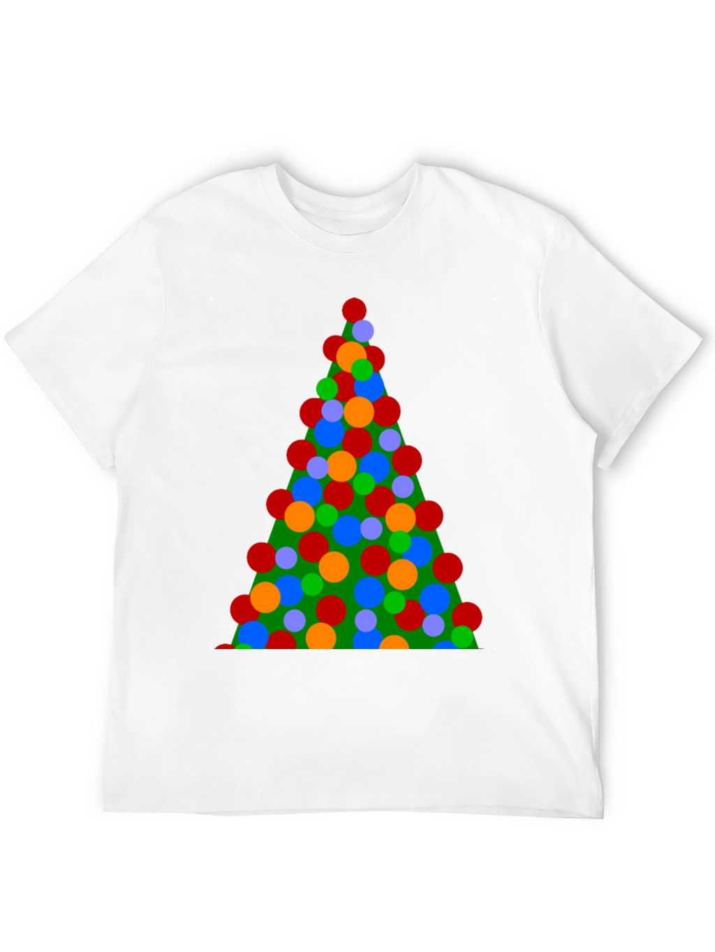 Christmas Tree Lights Graphic T-Shirt