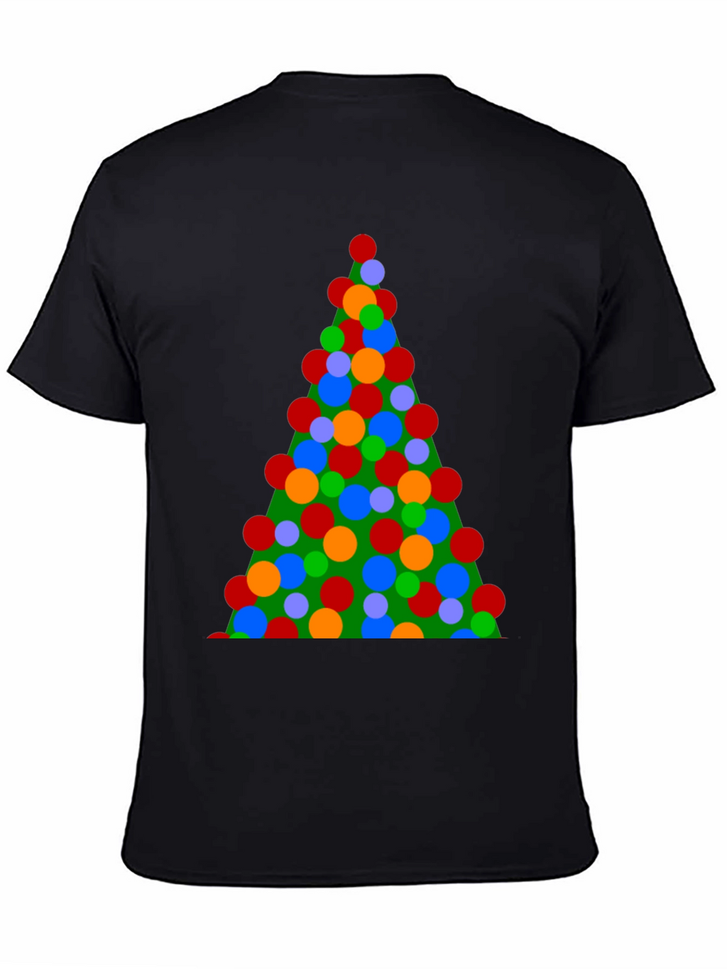 Christmas Tree Lights Graphic T-Shirt