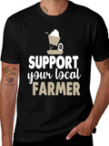 Support Your Local Farmer Graphic T-Shirt