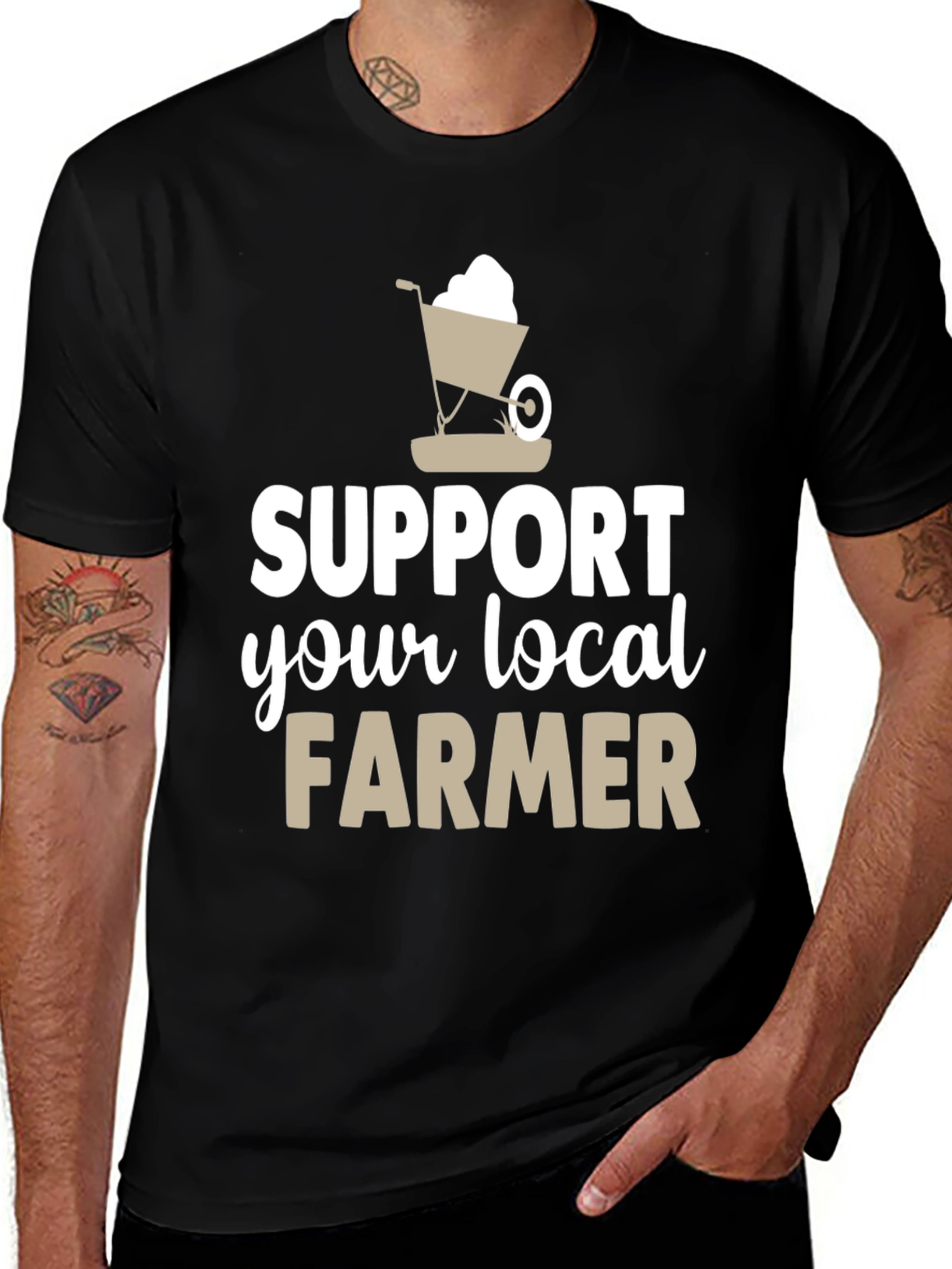 Support Your Local Farmer Graphic T-Shirt