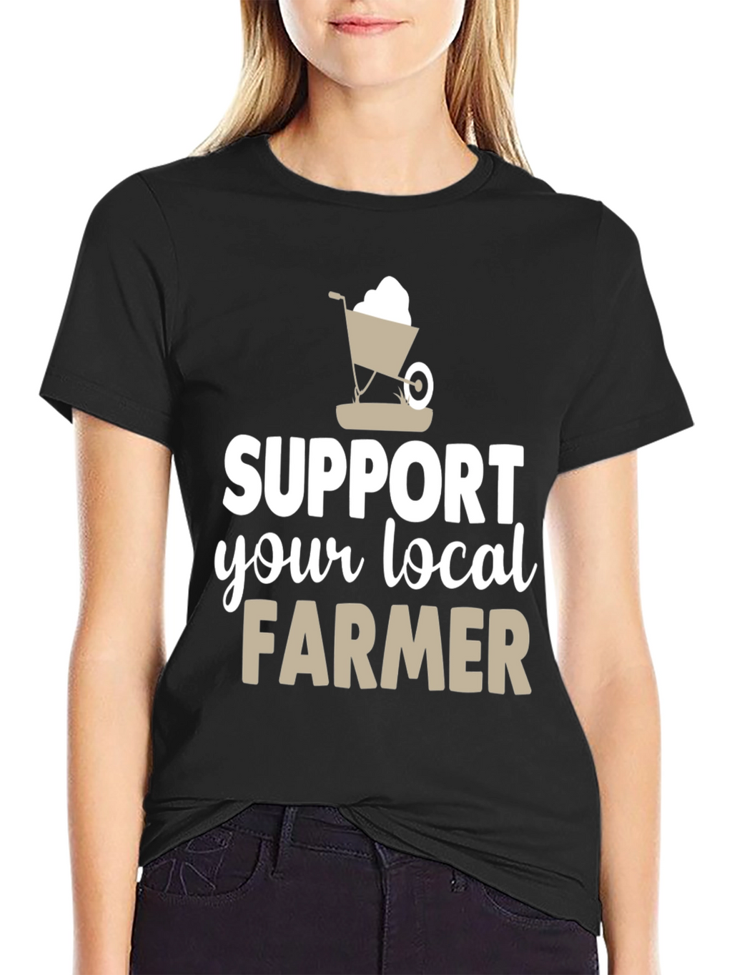 Support Your Local Farmer Graphic T-Shirt