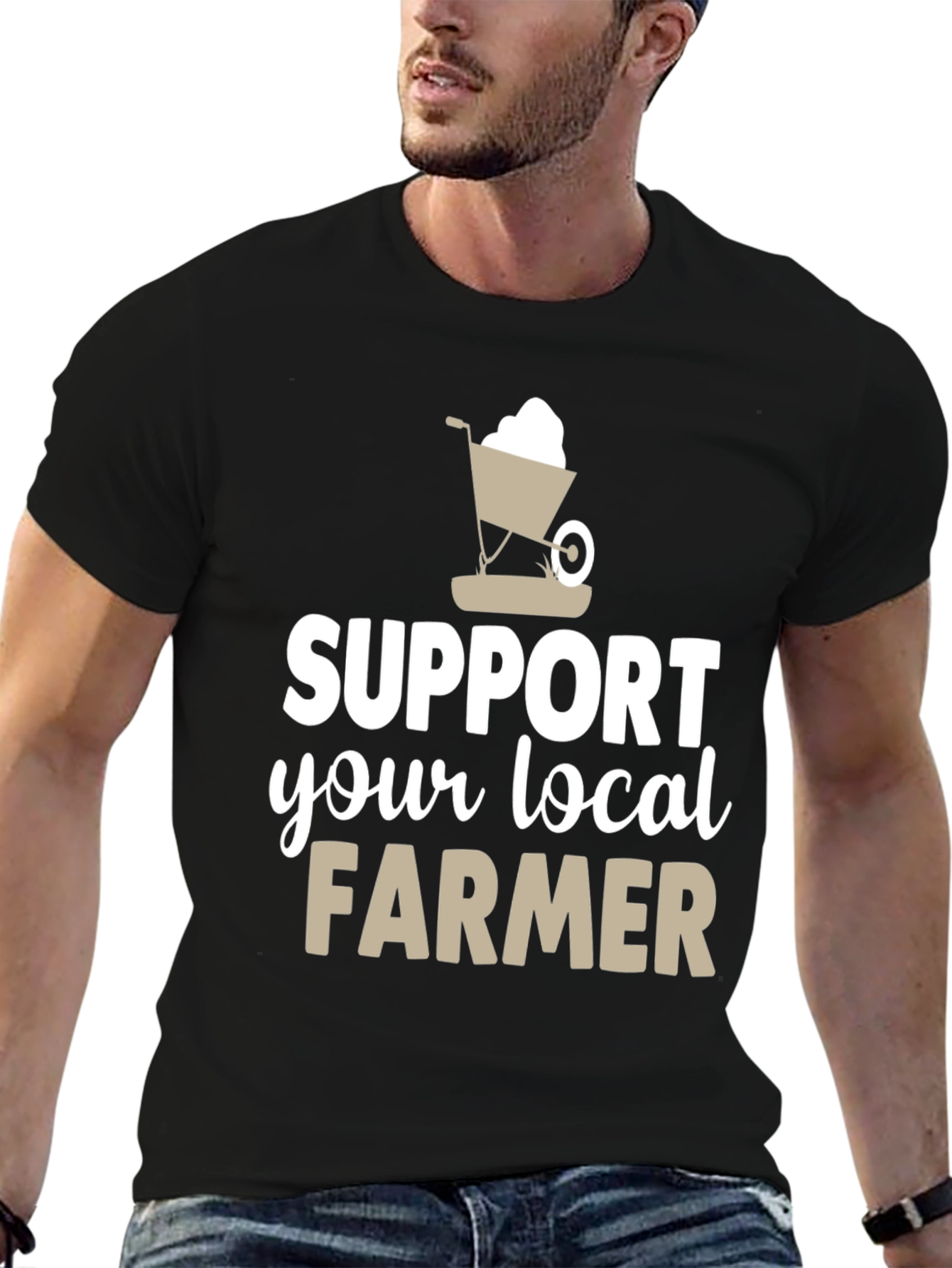 Support Your Local Farmer Graphic T-Shirt