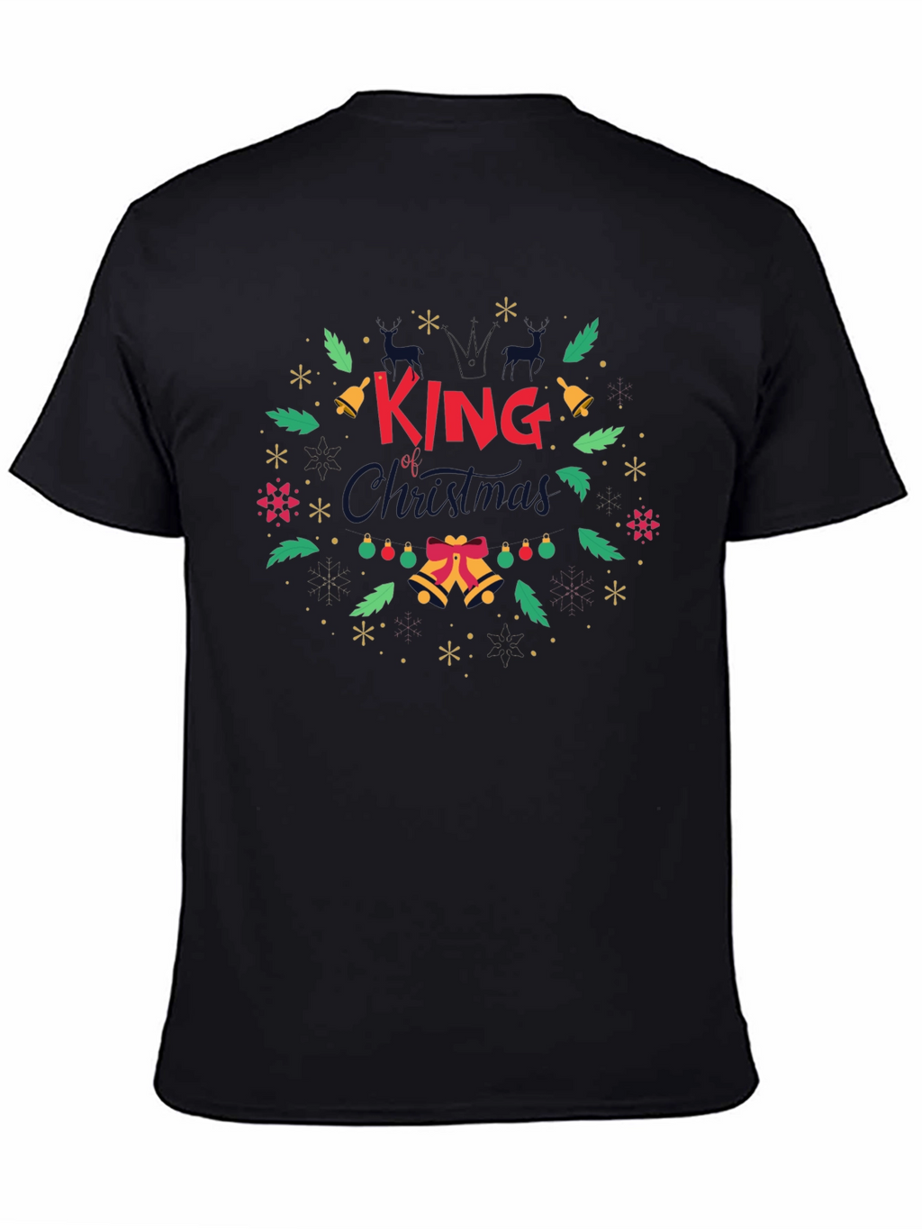 King of Christmas Graphic T-Shirt Holiday Tee