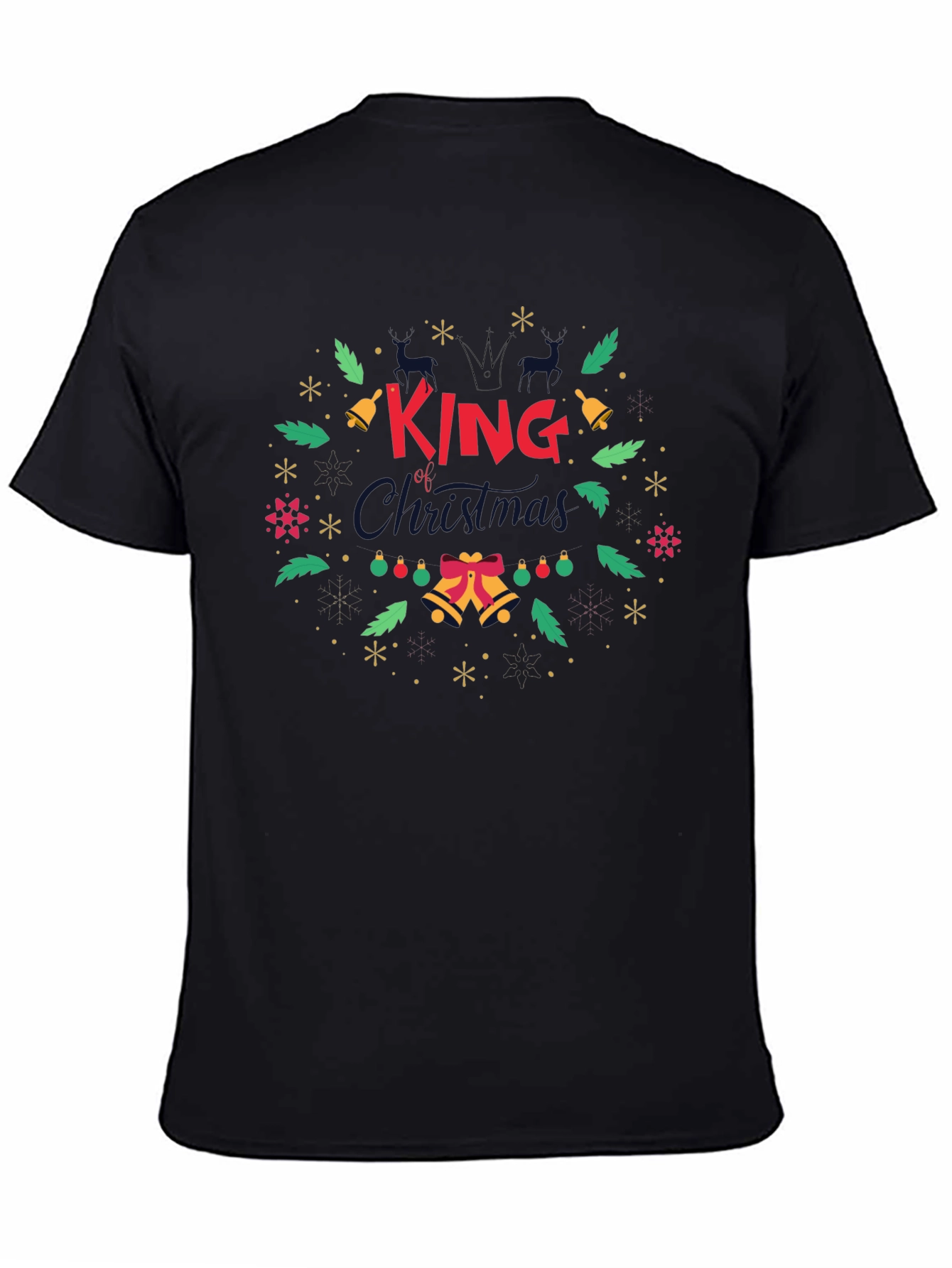 King of Christmas Graphic T-Shirt Holiday Tee