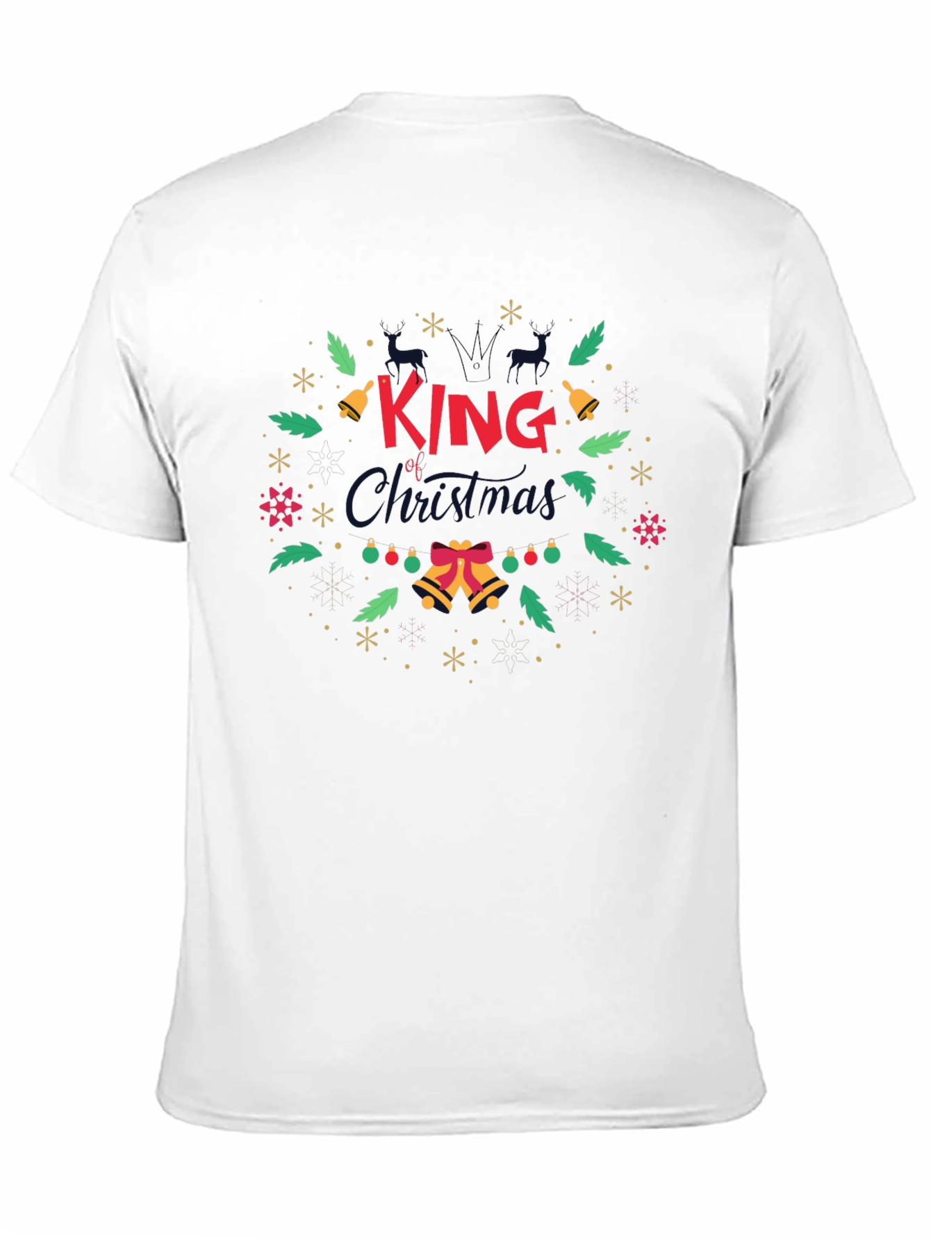 King of Christmas Graphic T-Shirt Holiday Tee