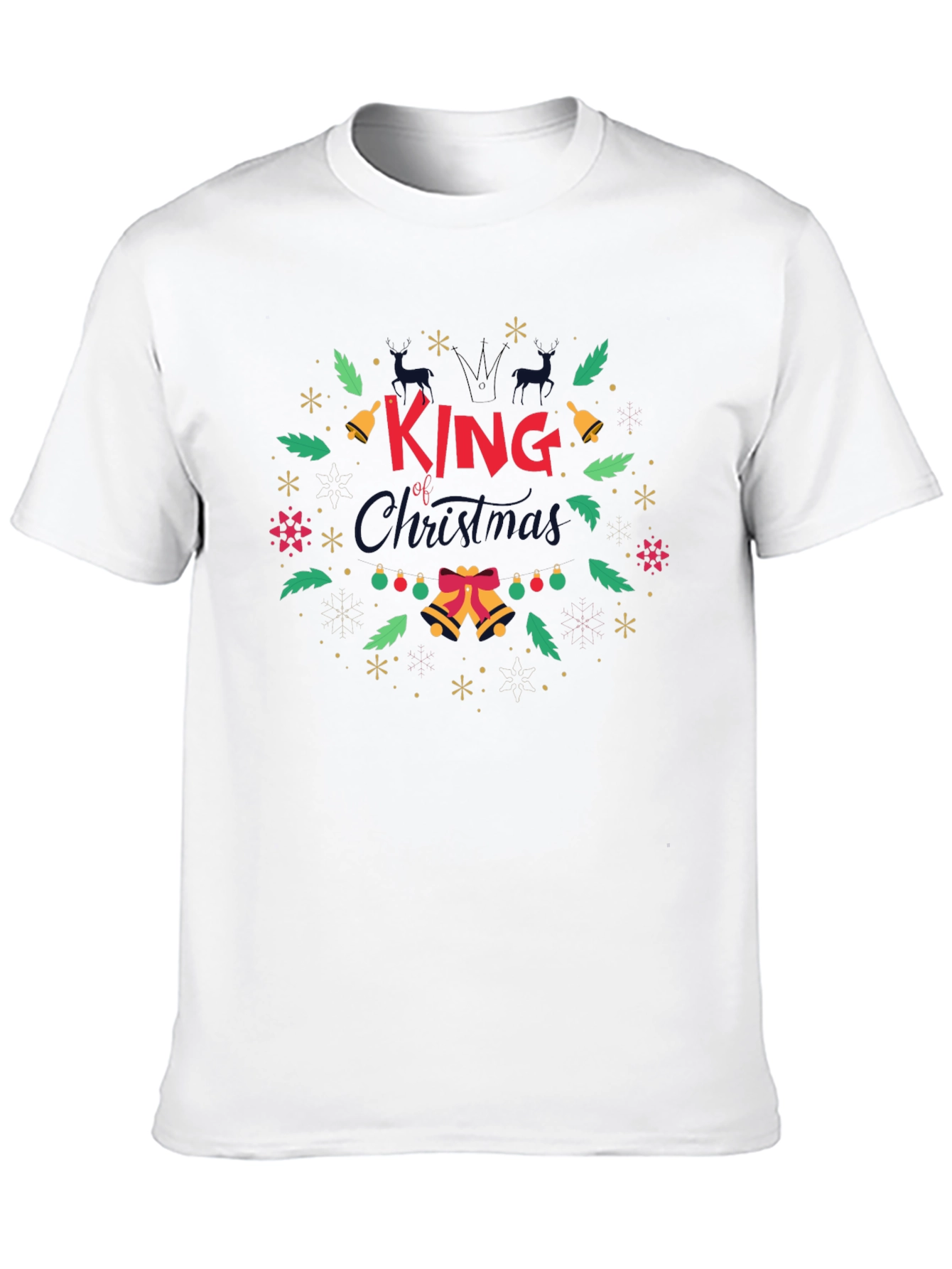 King of Christmas Graphic T-Shirt Holiday Tee