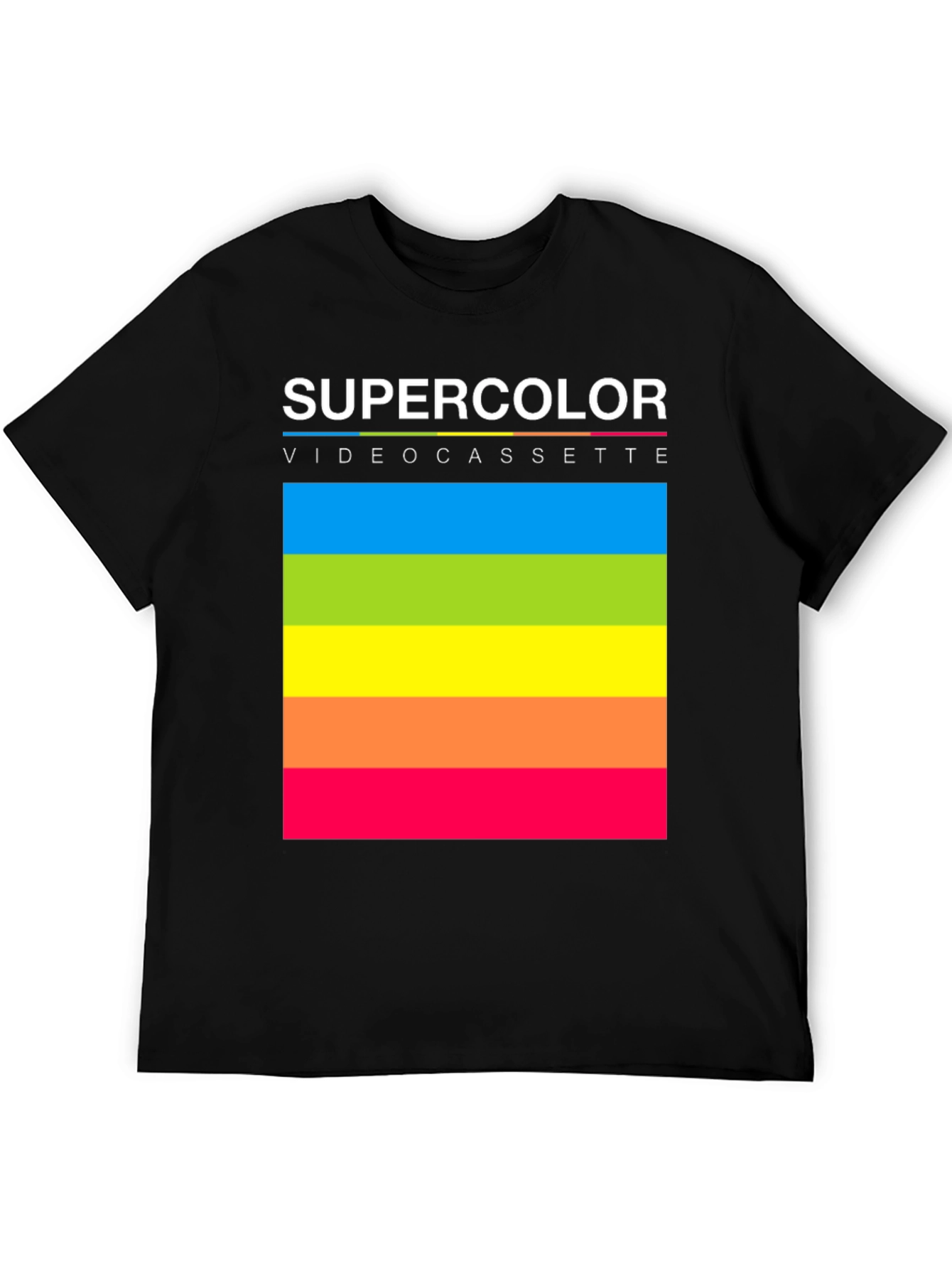 Supercolor Videocassette Retro T-Shirt