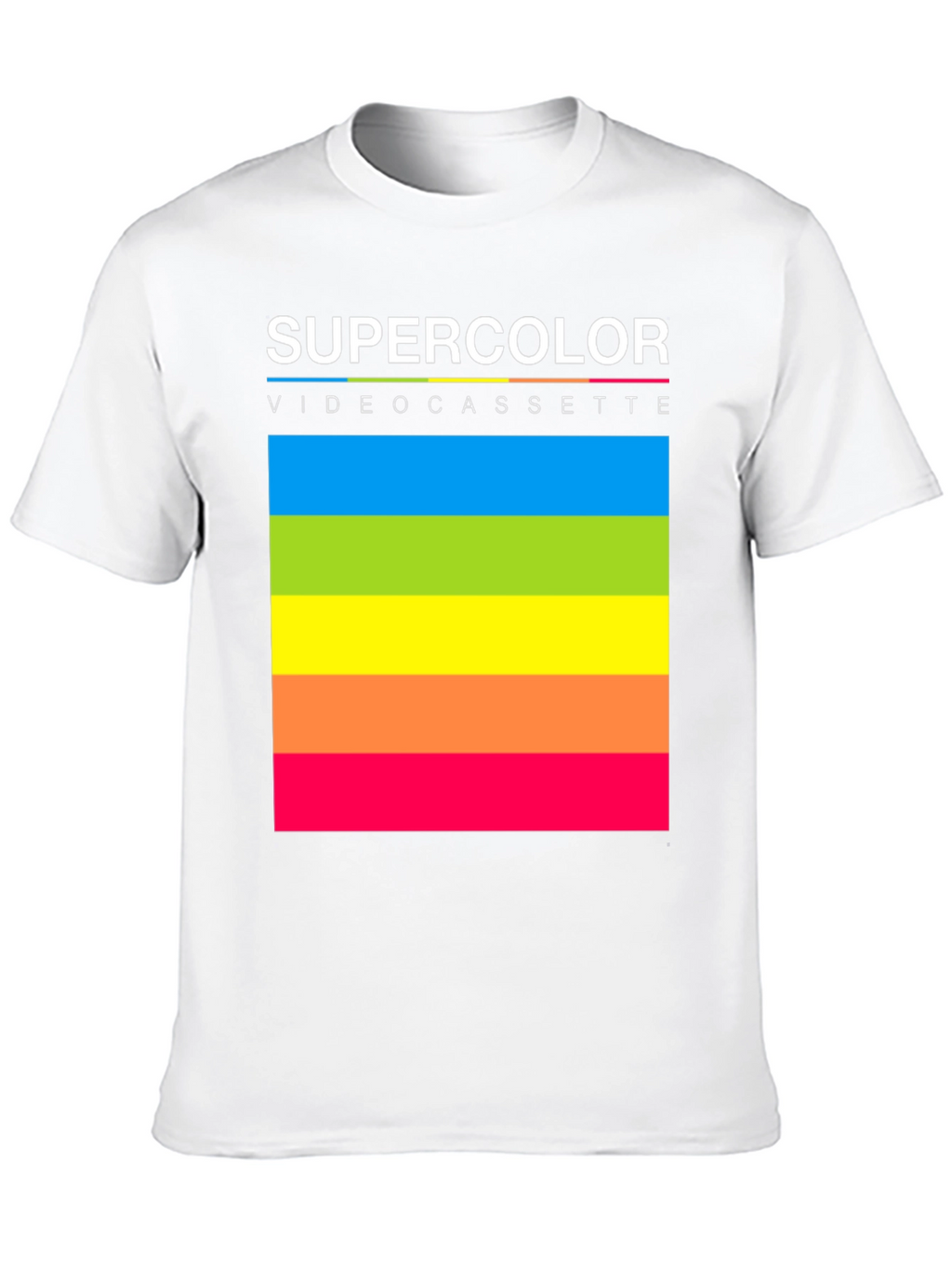 Supercolor Videocassette Retro T-Shirt