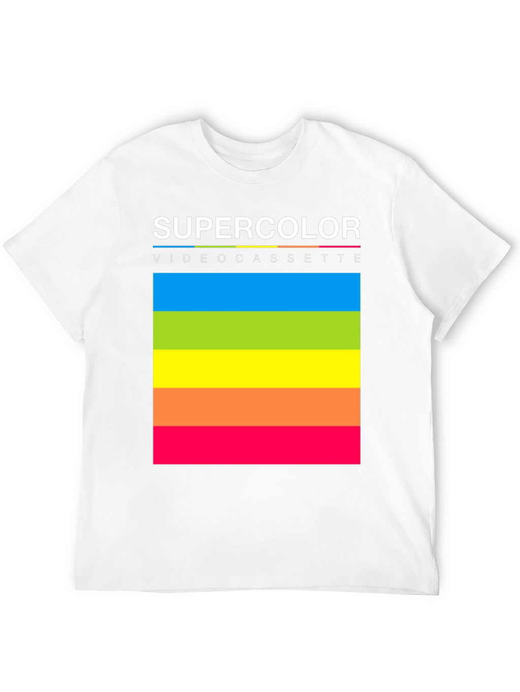 Supercolor Videocassette Retro T-Shirt