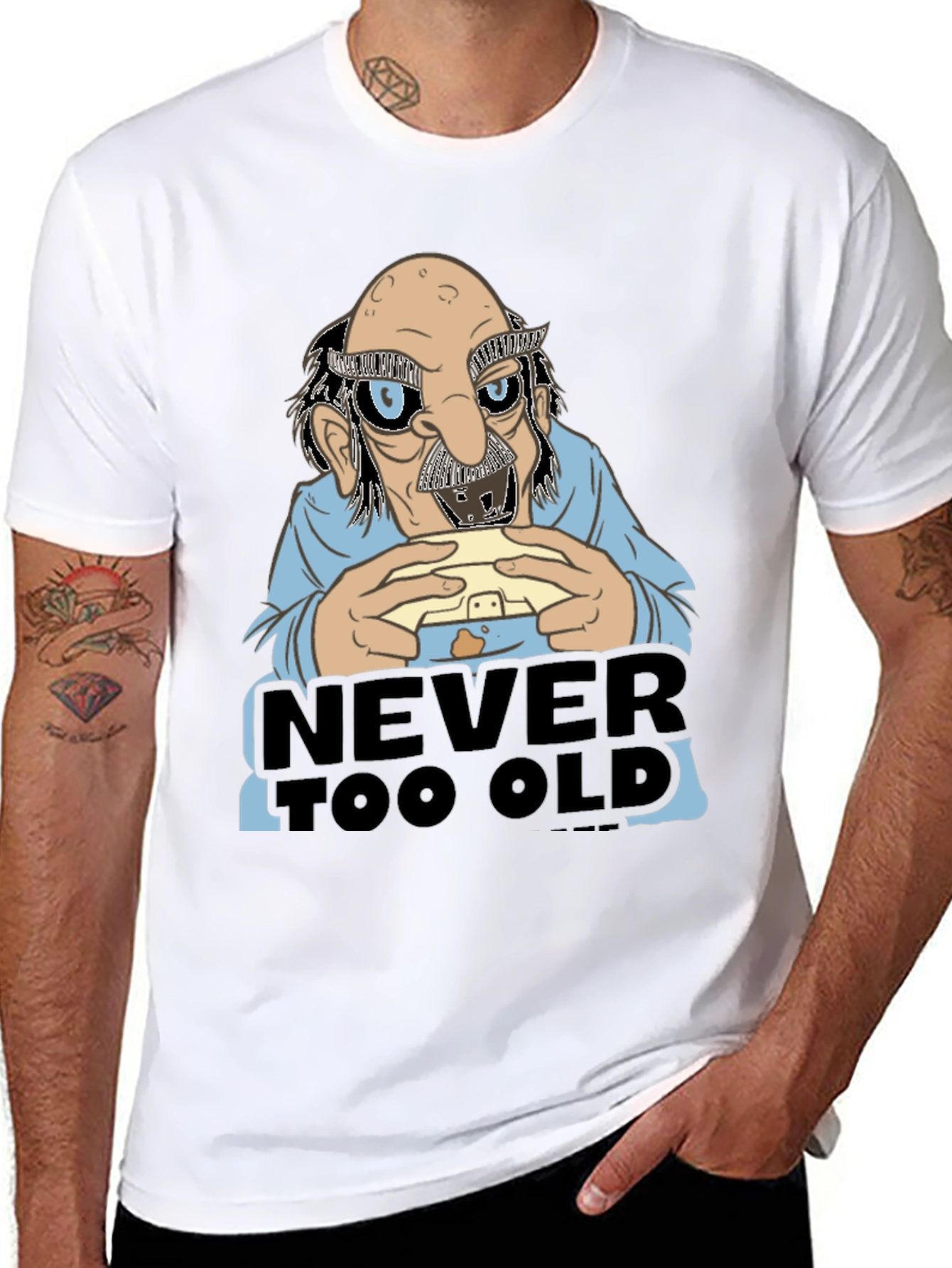 Never Too Old Funny Graphic Tee