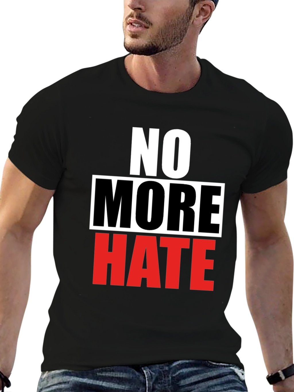 No More Hate Graphic Tee - Activism T-Shirt