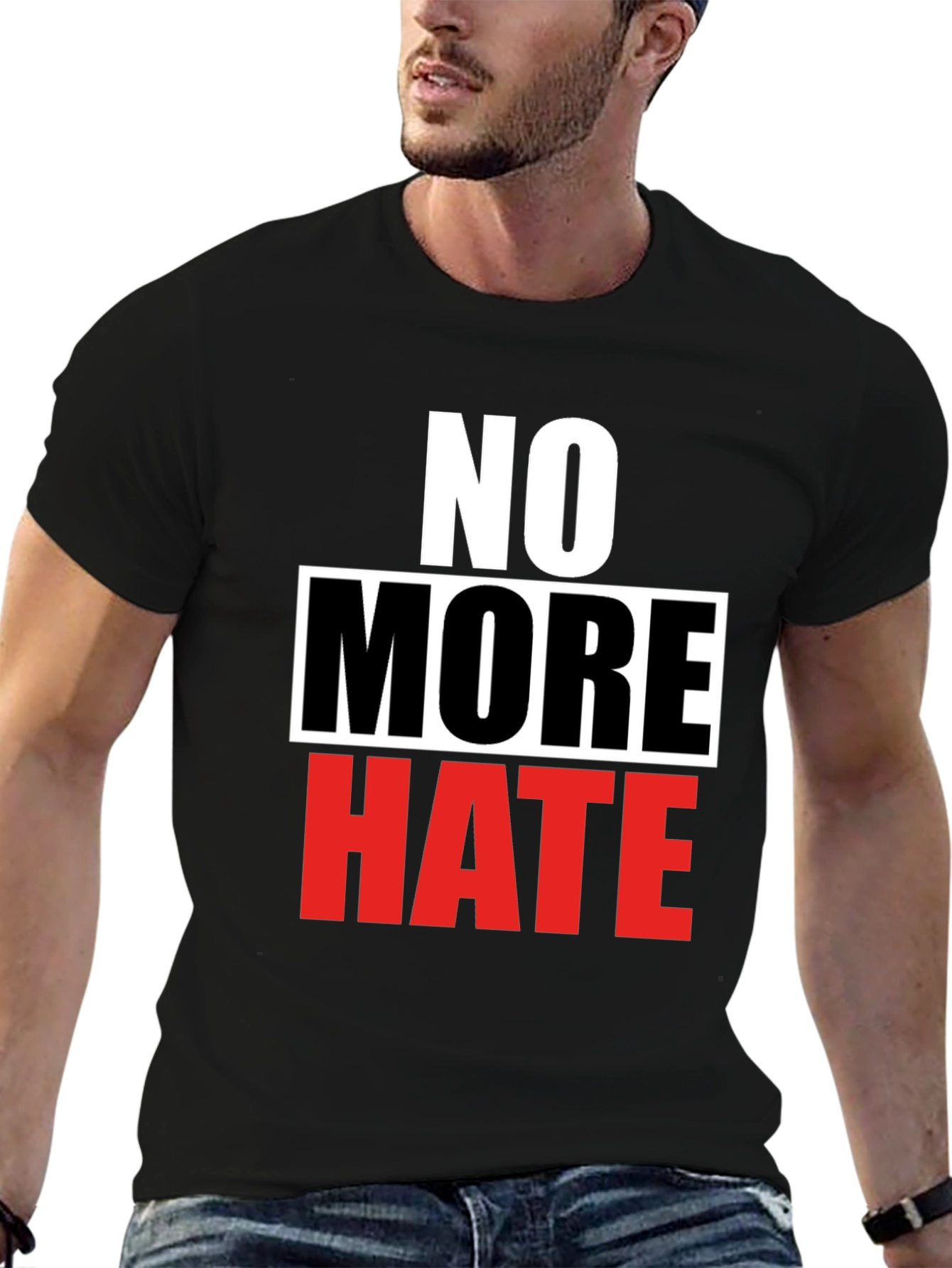 No More Hate Graphic Tee - Activism T-Shirt
