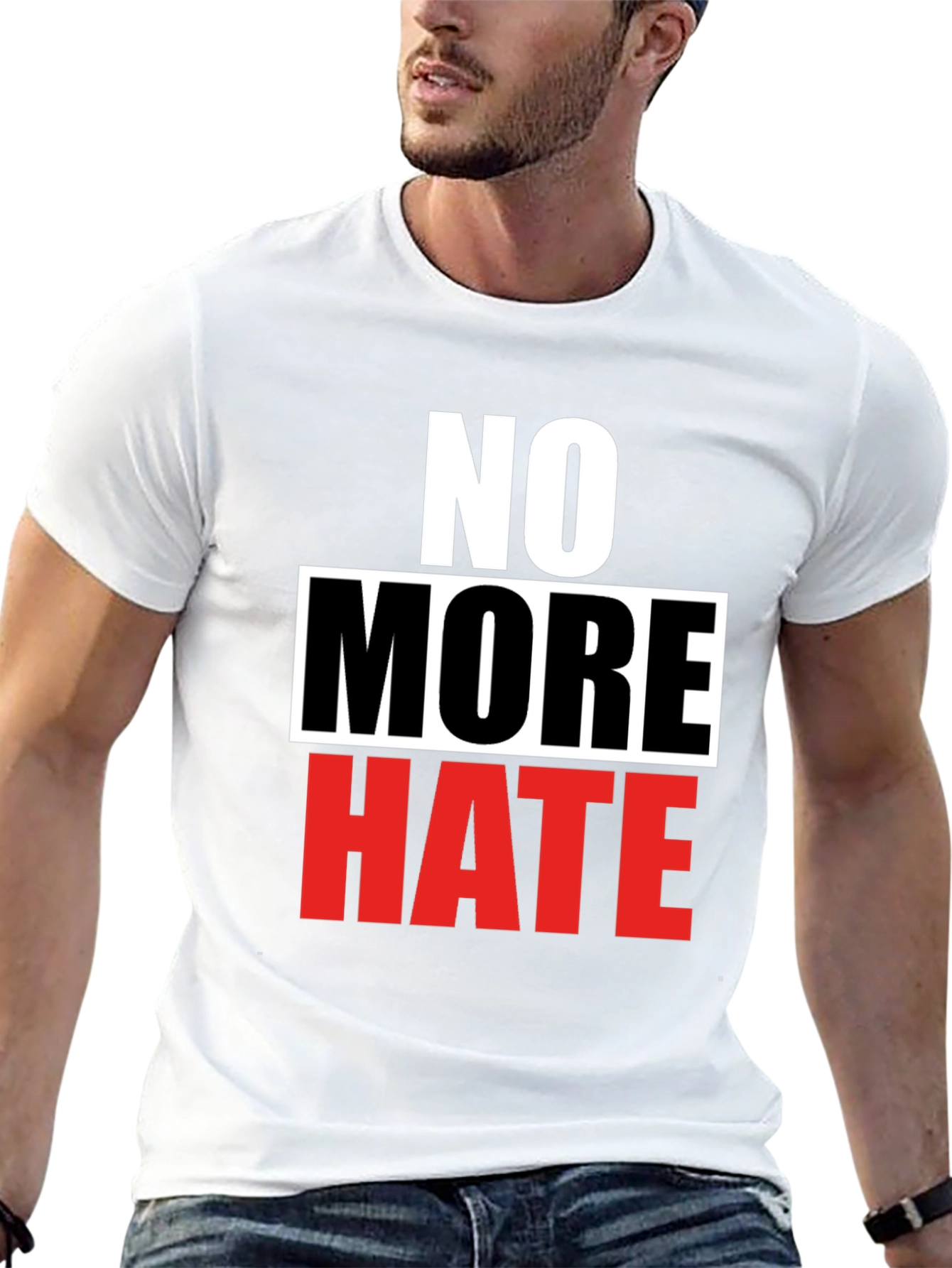 No More Hate Graphic Tee - Activism T-Shirt