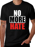 No More Hate Graphic Tee - Activism T-Shirt
