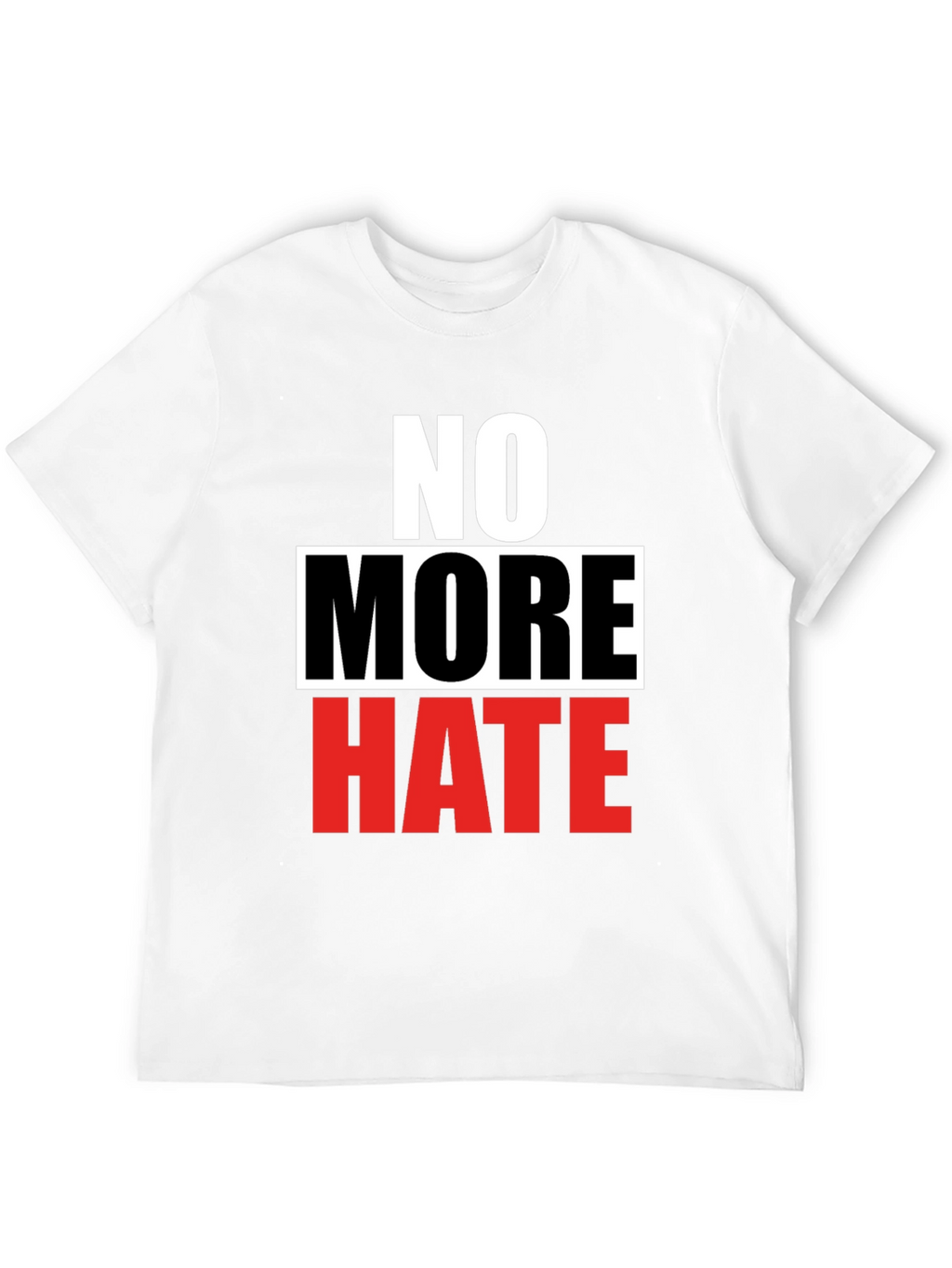 No More Hate Graphic Tee - Activism T-Shirt