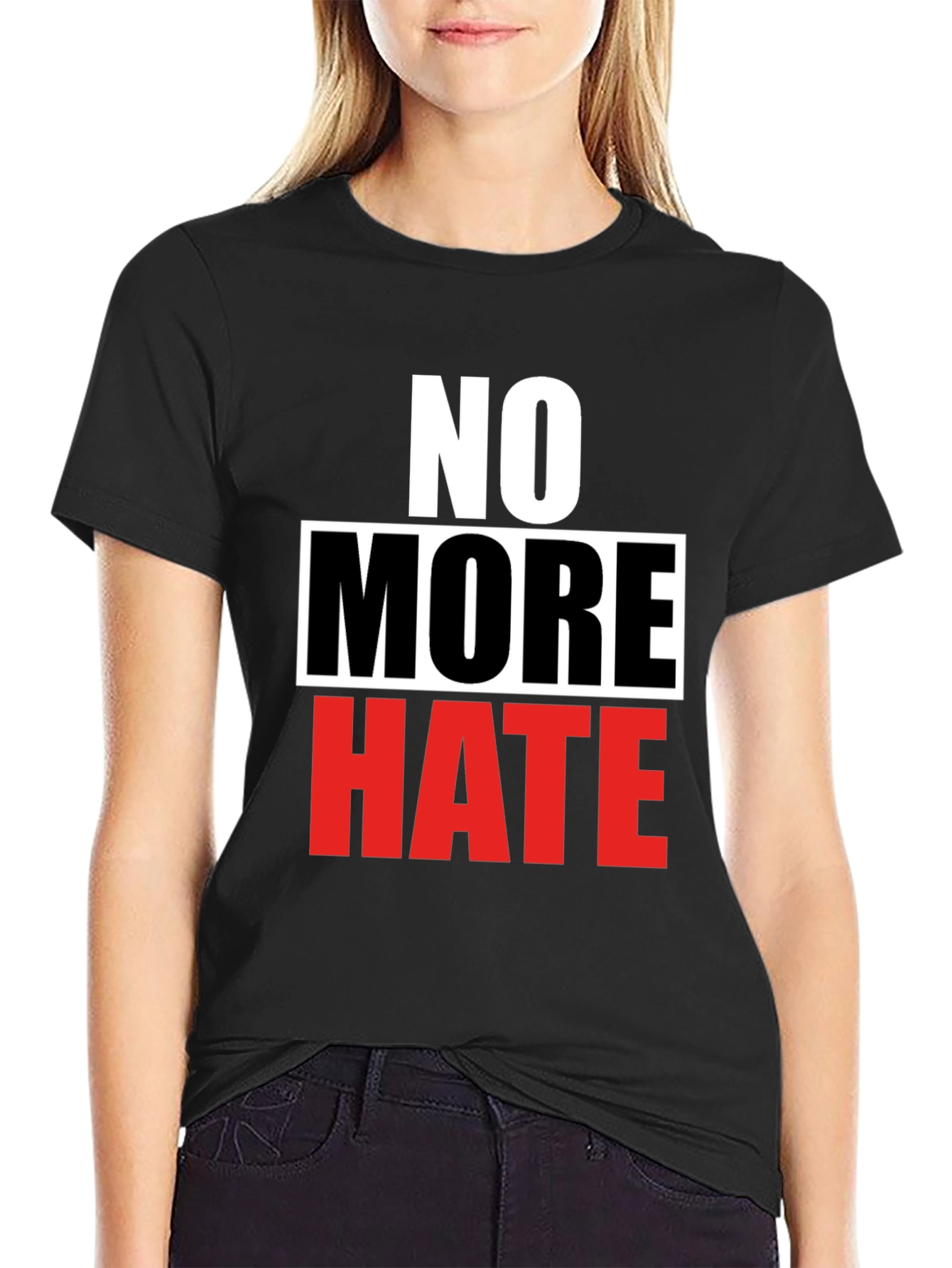No More Hate Graphic Tee - Activism T-Shirt
