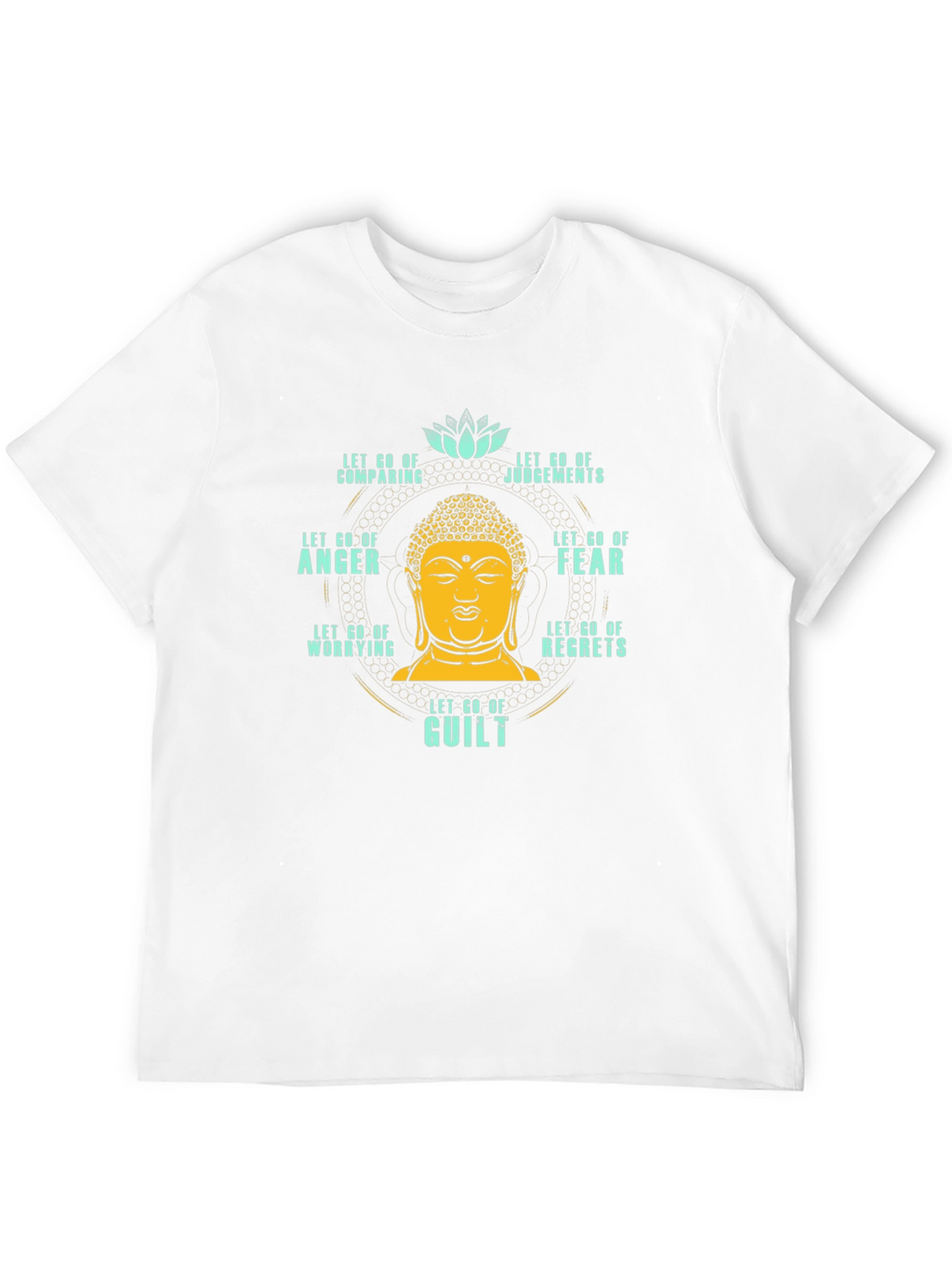 Buddha Let Go Graphic Tee - Spiritual T-Shirt