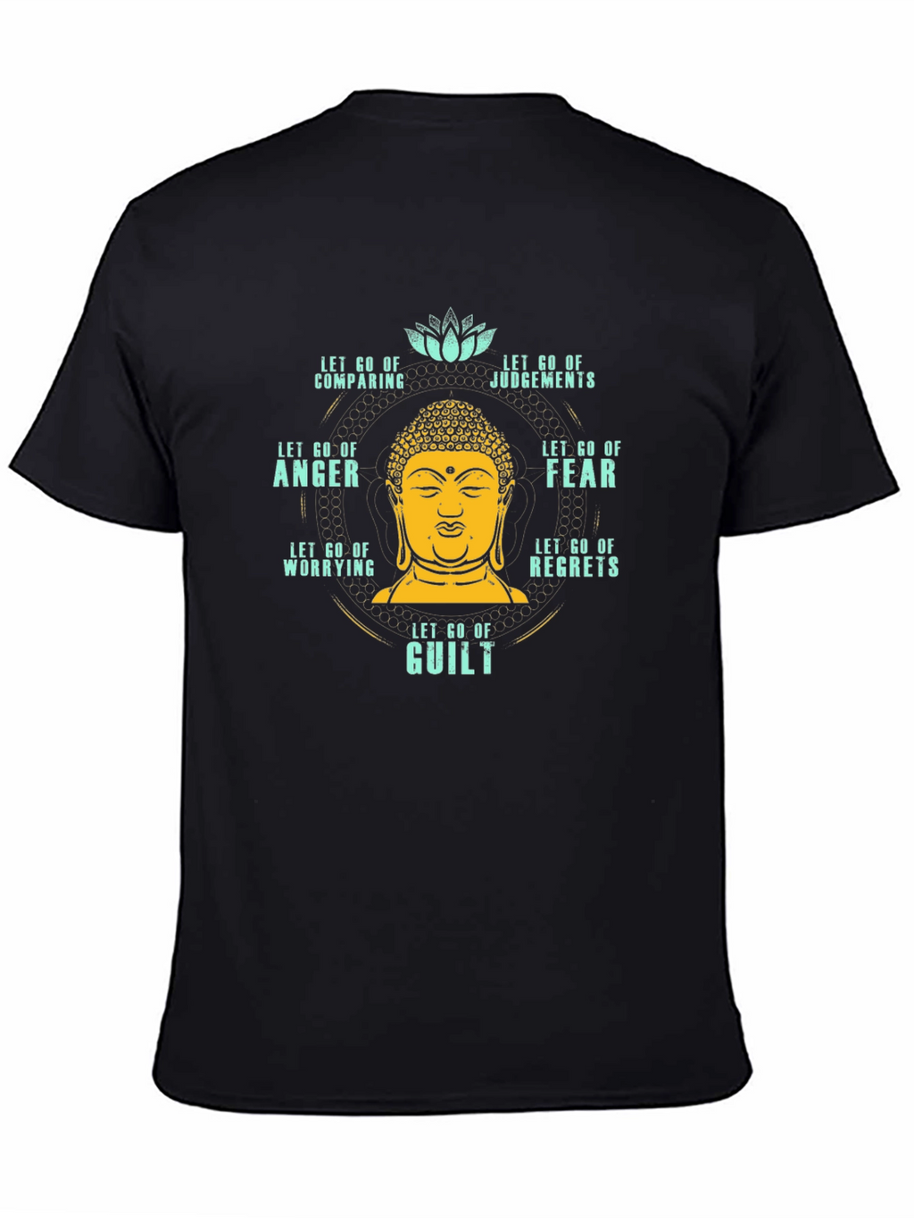 Buddha Let Go Graphic Tee - Spiritual T-Shirt