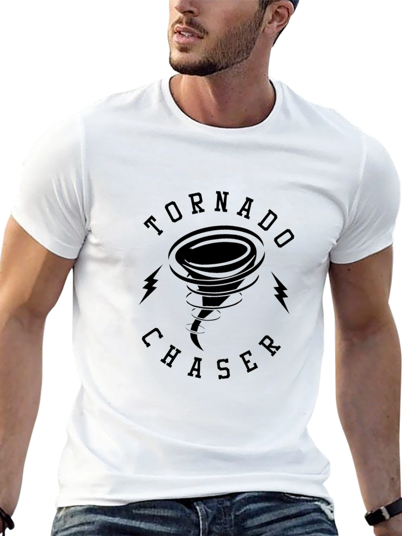 Tornado Chaser T-Shirt - Black Graphic Tee