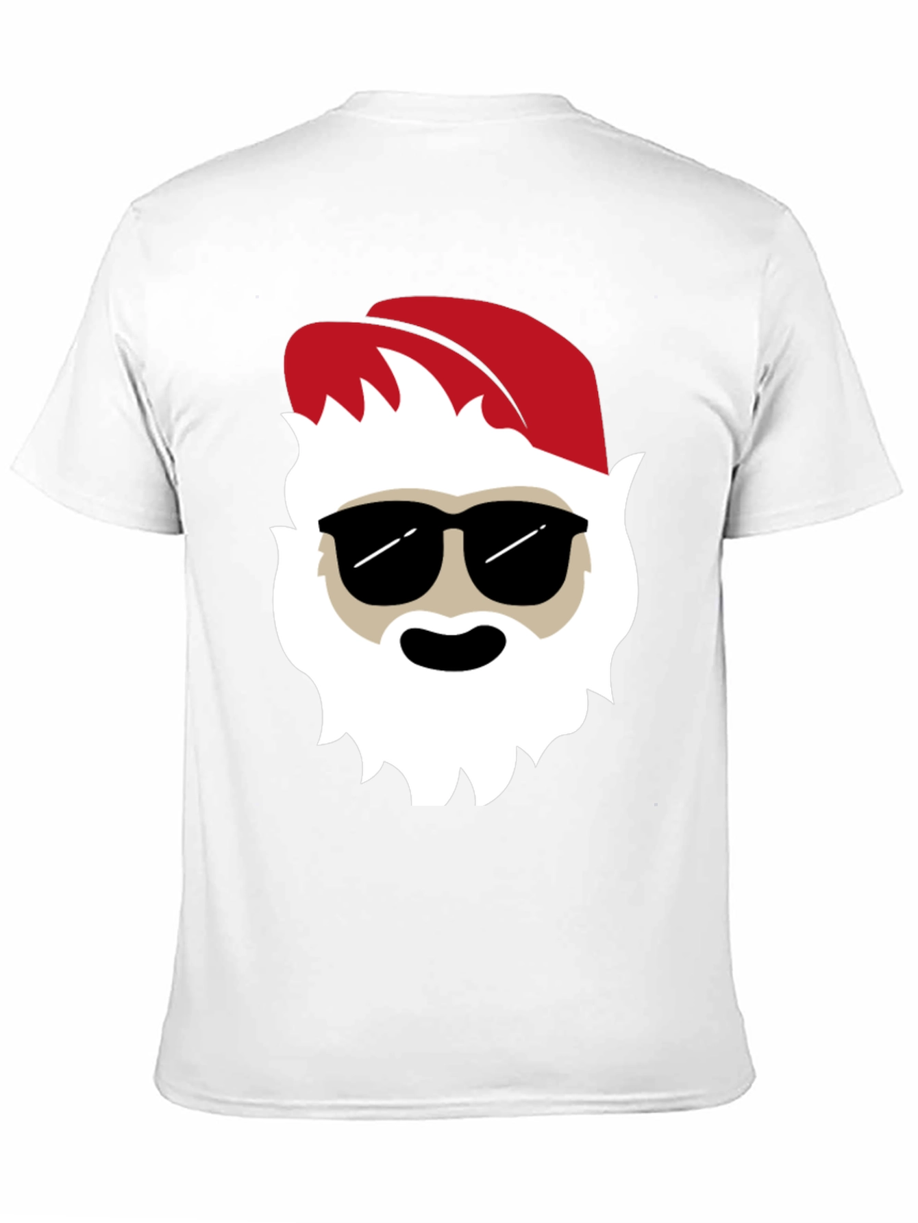 Cool Santa Graphic Tee - Holiday T-Shirt