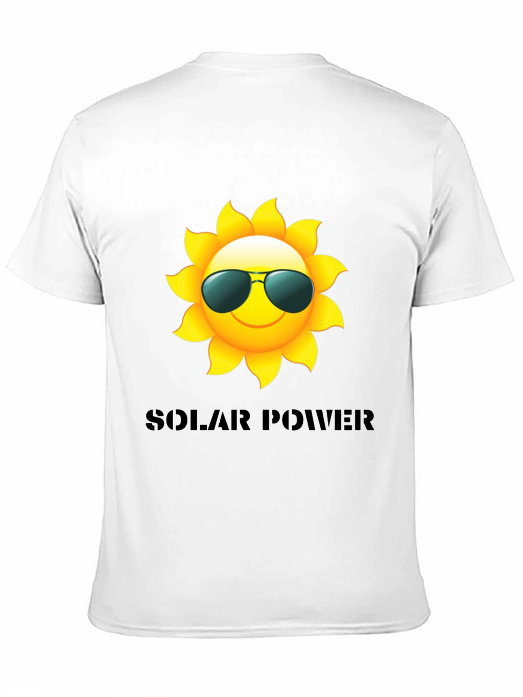 Solar Power Sun T-Shirt - Cool Graphic Tee