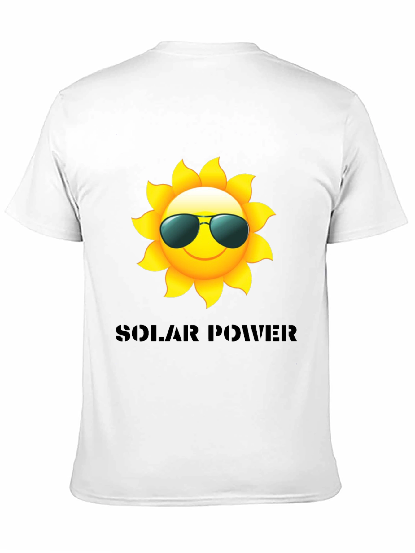 Solar Power Sun T-Shirt - Cool Graphic Tee