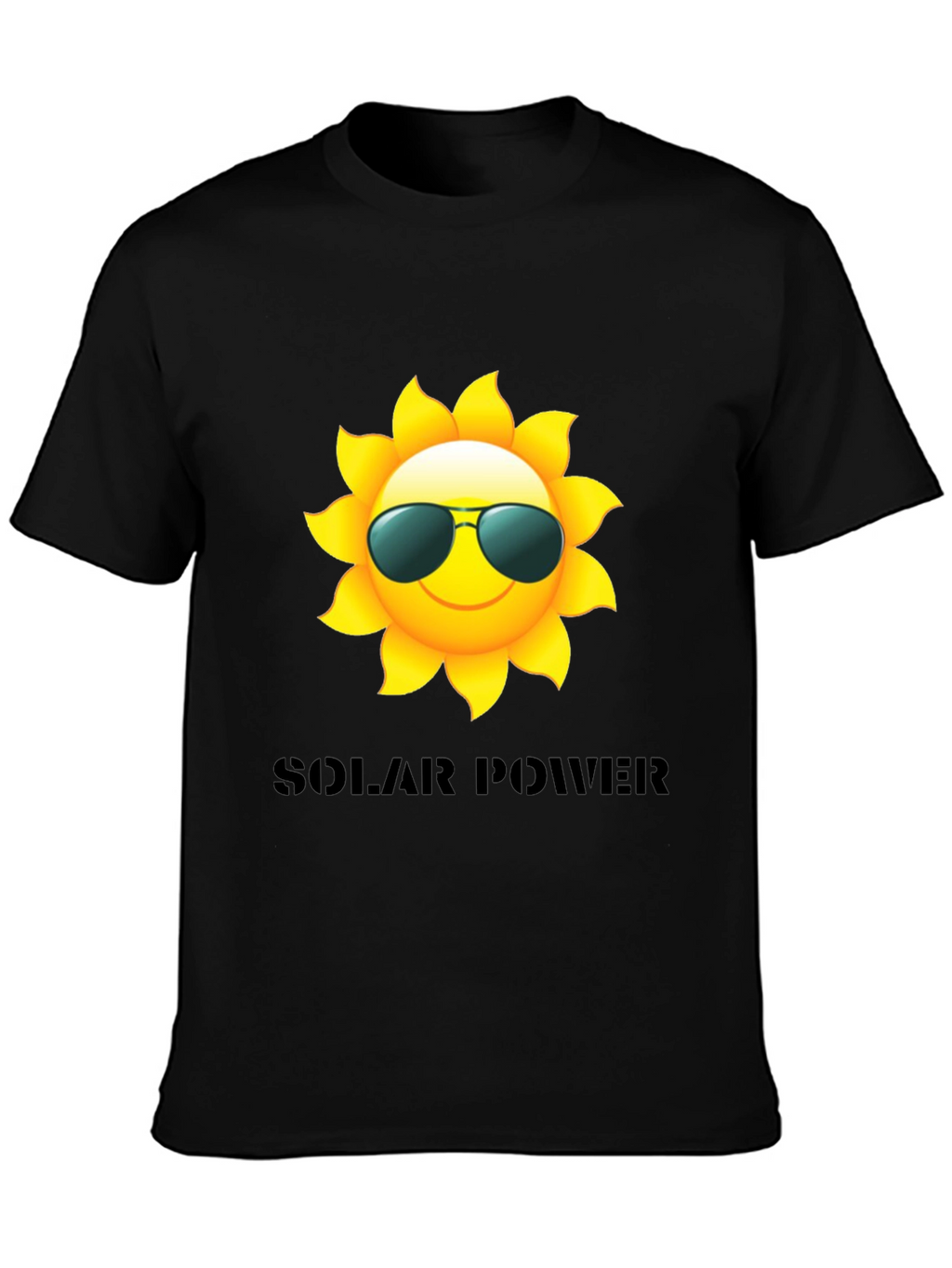 Solar Power Sun T-Shirt - Cool Graphic Tee