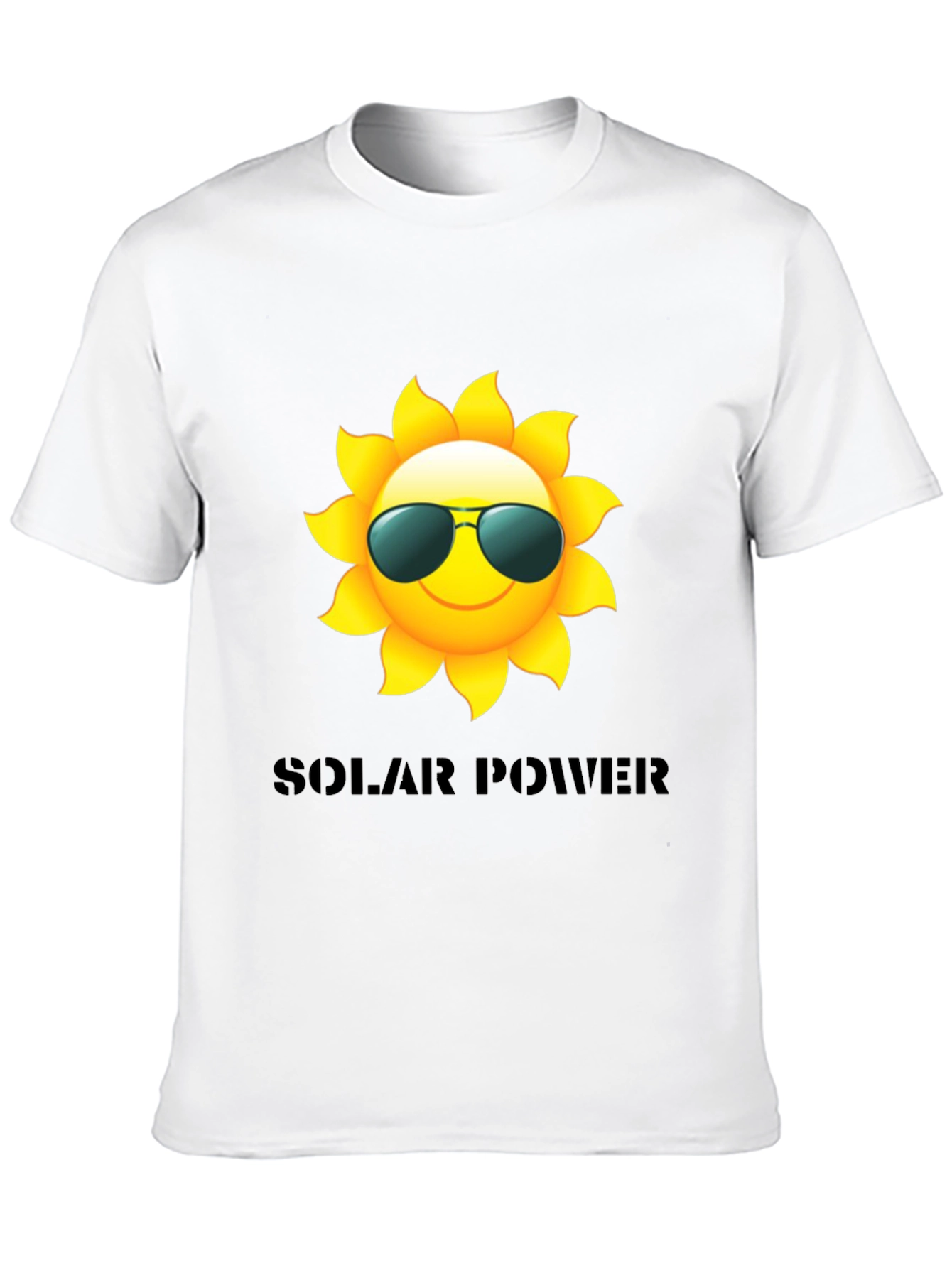 Solar Power Sun T-Shirt - Cool Graphic Tee