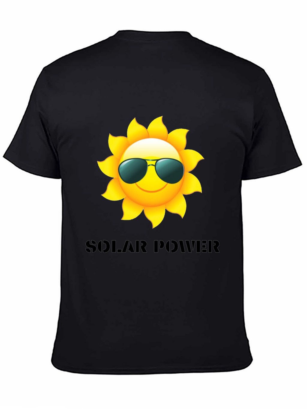Solar Power Sun T-Shirt - Cool Graphic Tee