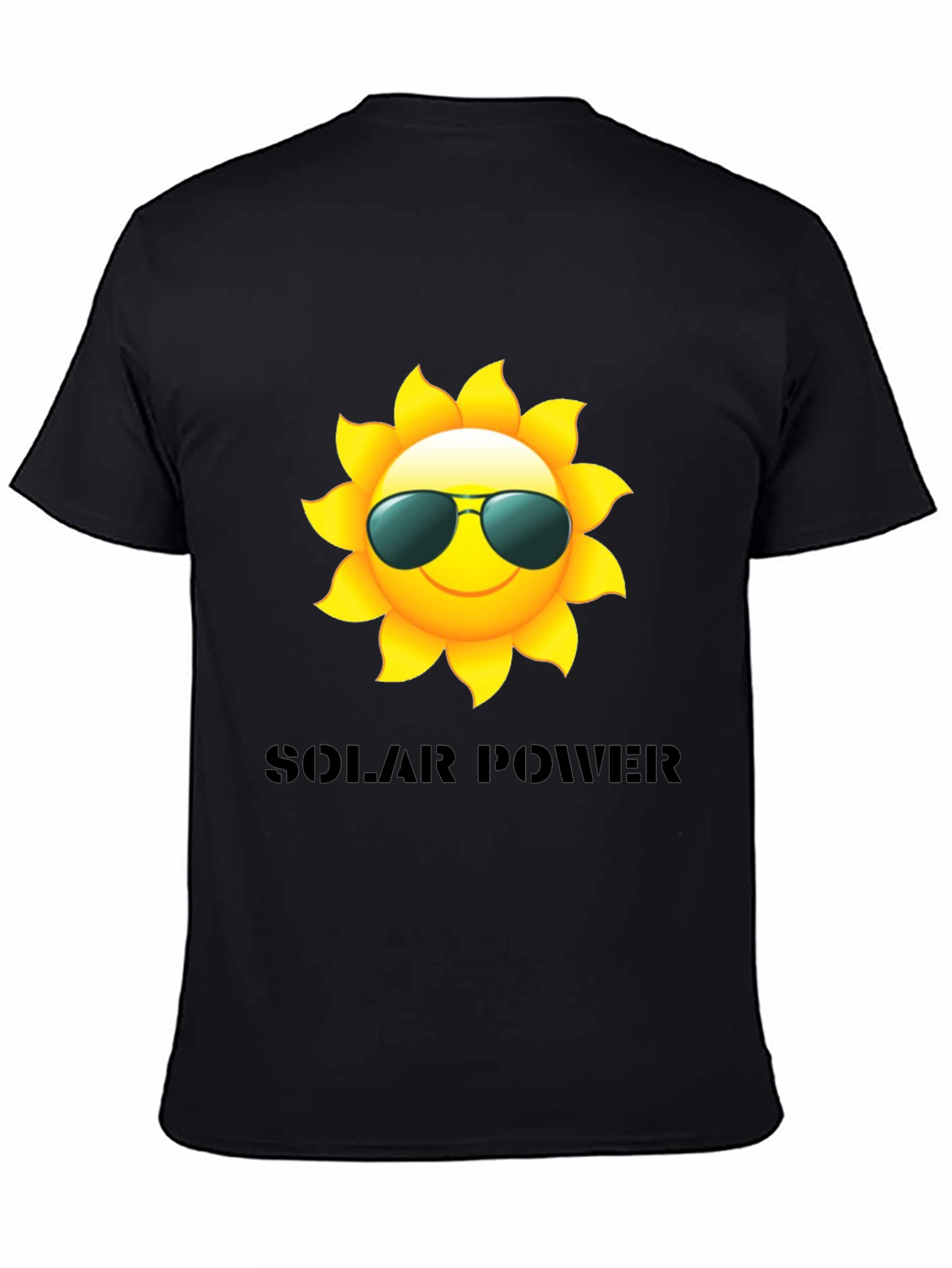 Solar Power Sun T-Shirt - Cool Graphic Tee
