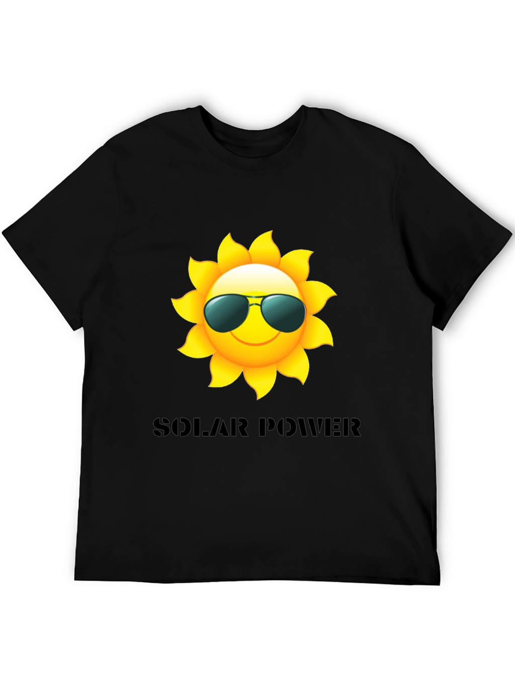 Solar Power Sun T-Shirt - Cool Graphic Tee