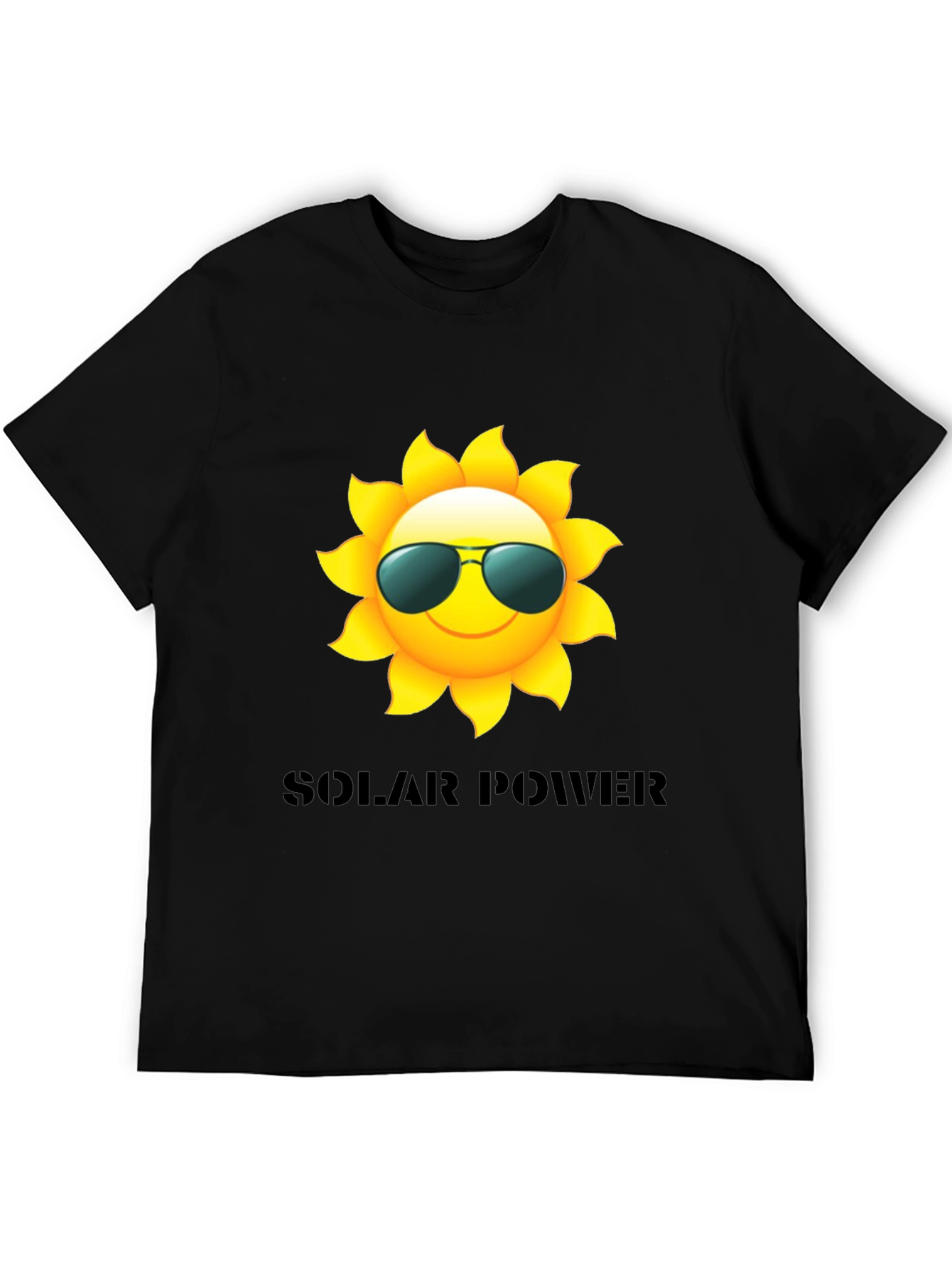 Solar Power Sun T-Shirt - Cool Graphic Tee