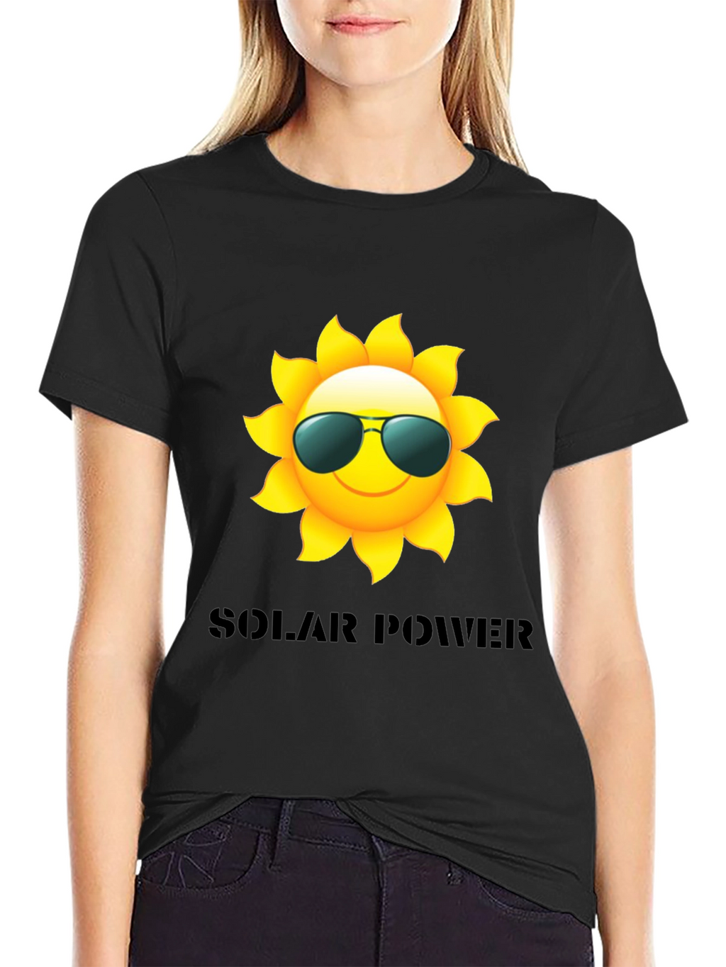 Solar Power Sun T-Shirt - Cool Graphic Tee