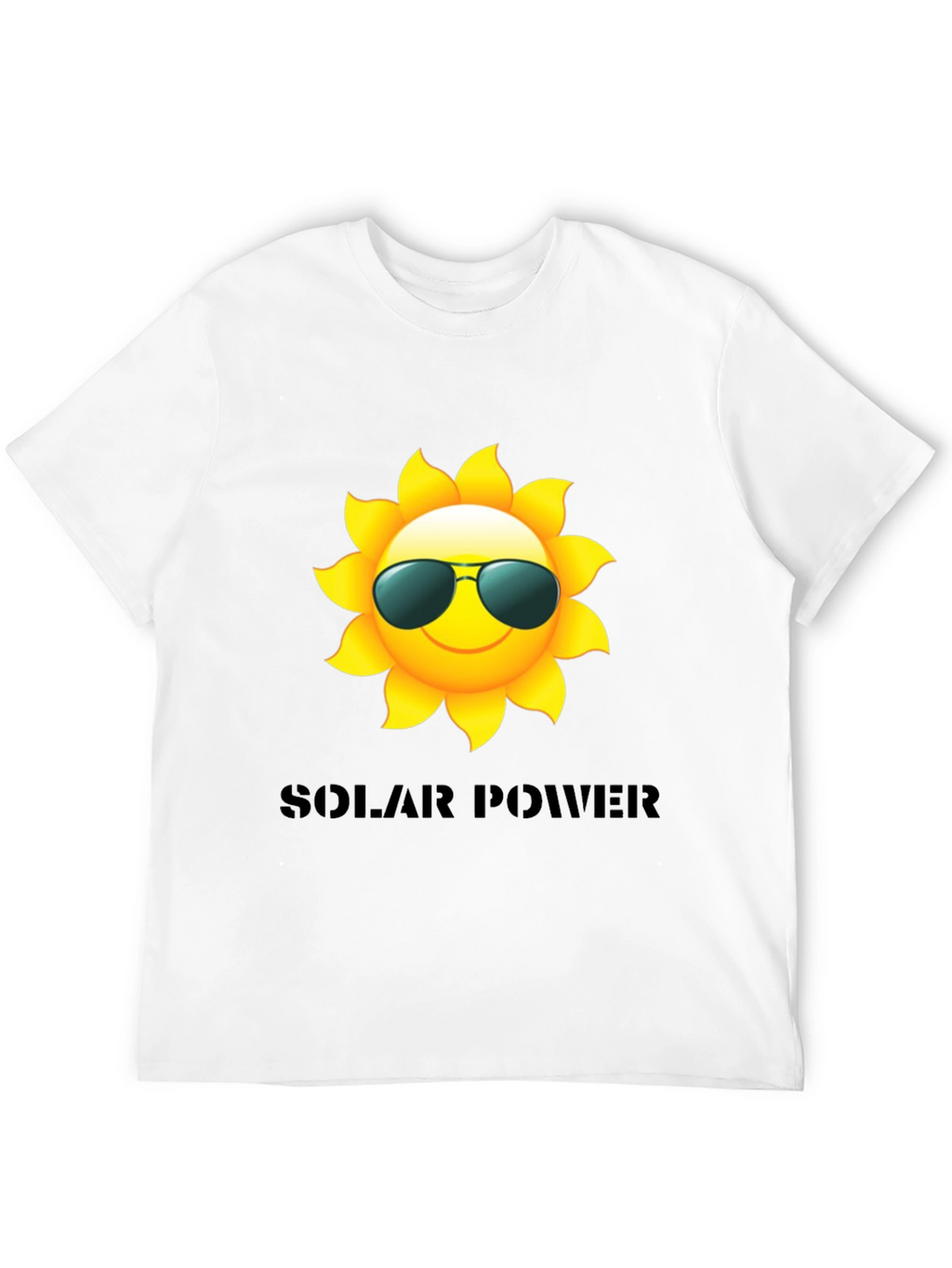 Solar Power Sun T-Shirt - Cool Graphic Tee