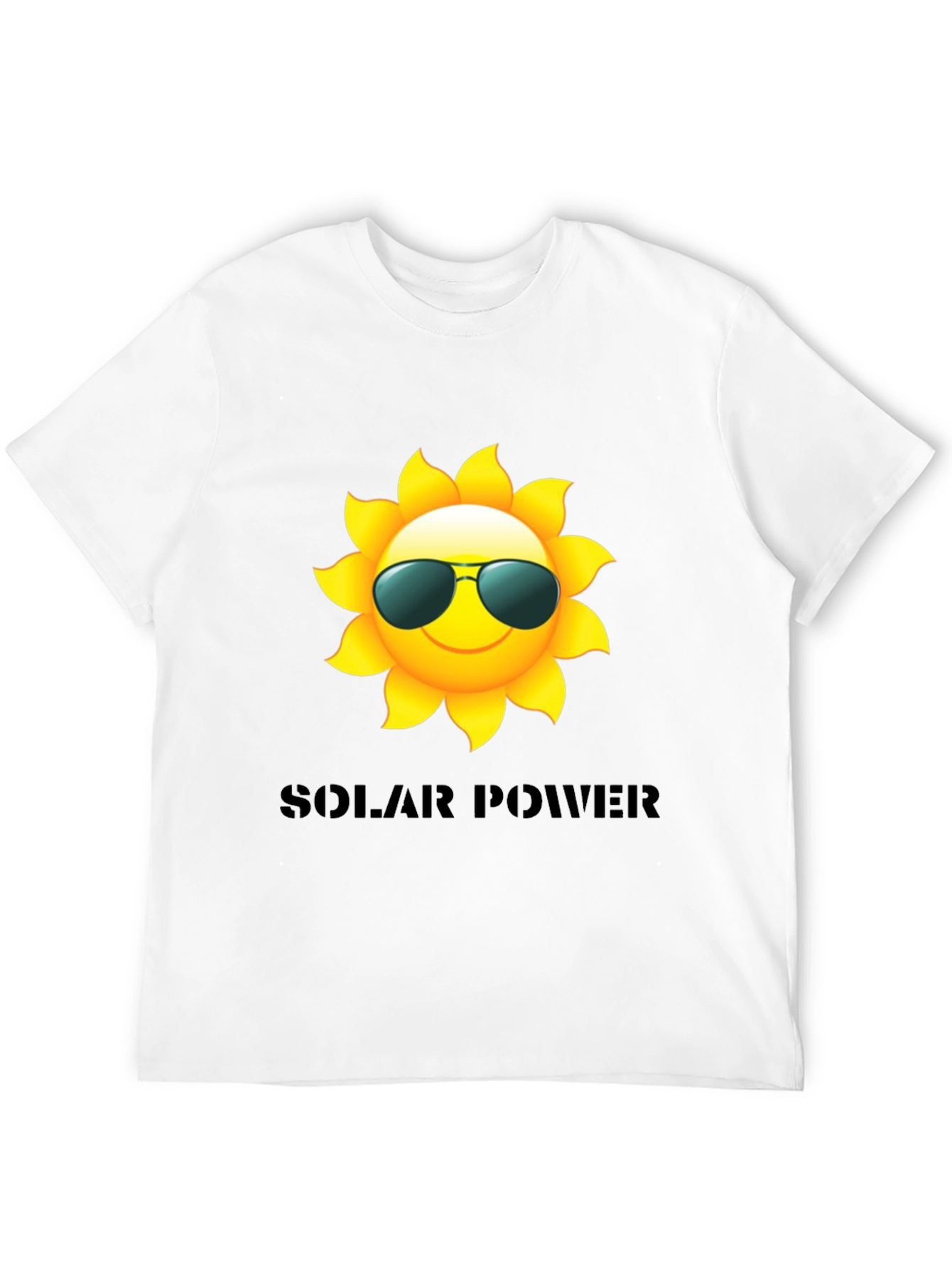 Solar Power Sun T-Shirt - Cool Graphic Tee