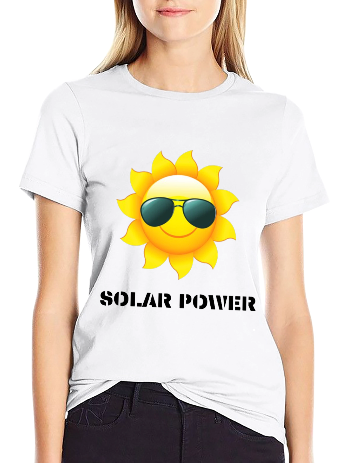 Solar Power Sun T-Shirt - Cool Graphic Tee