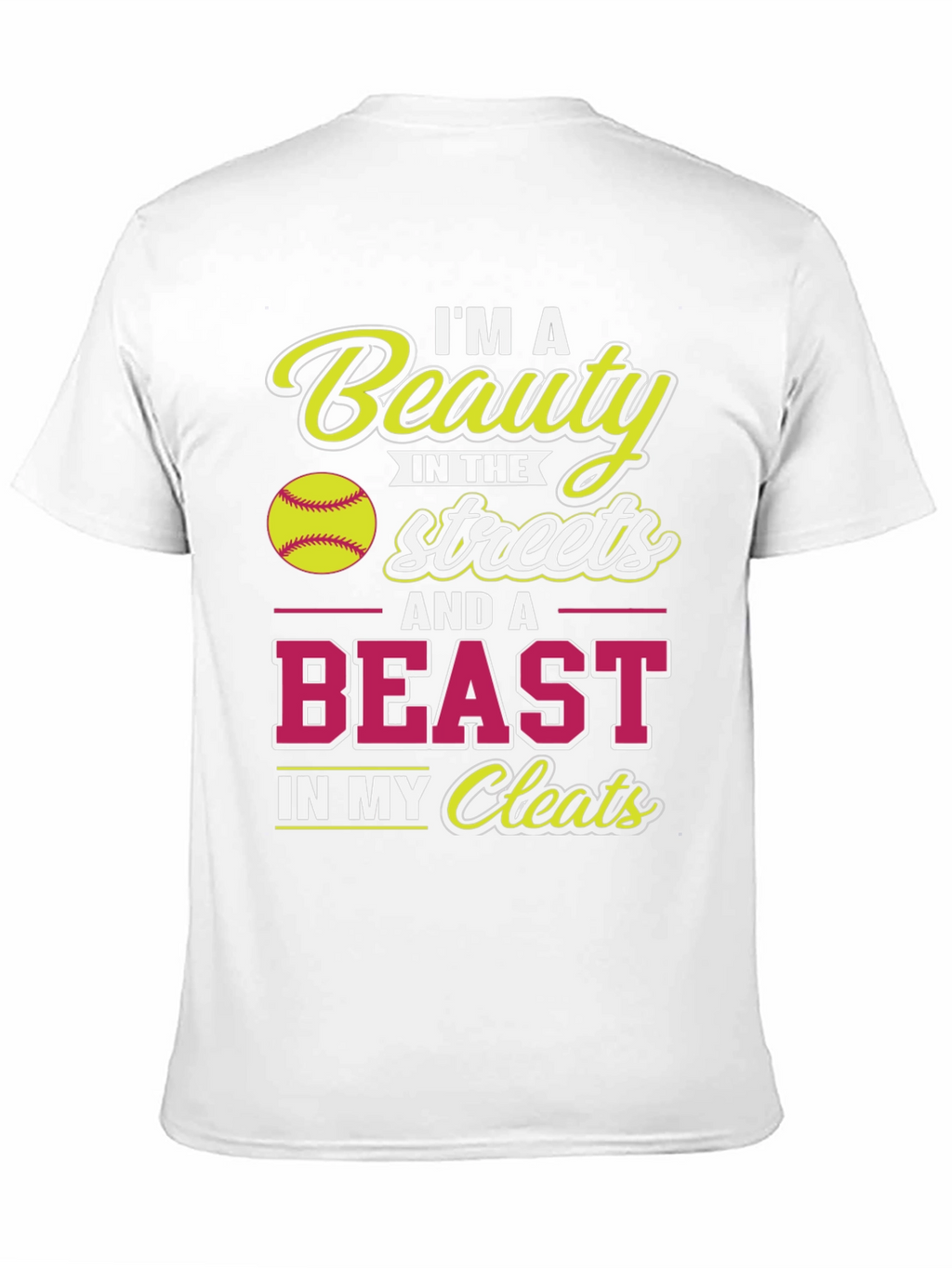 Beauty & Beast Softball T-Shirt