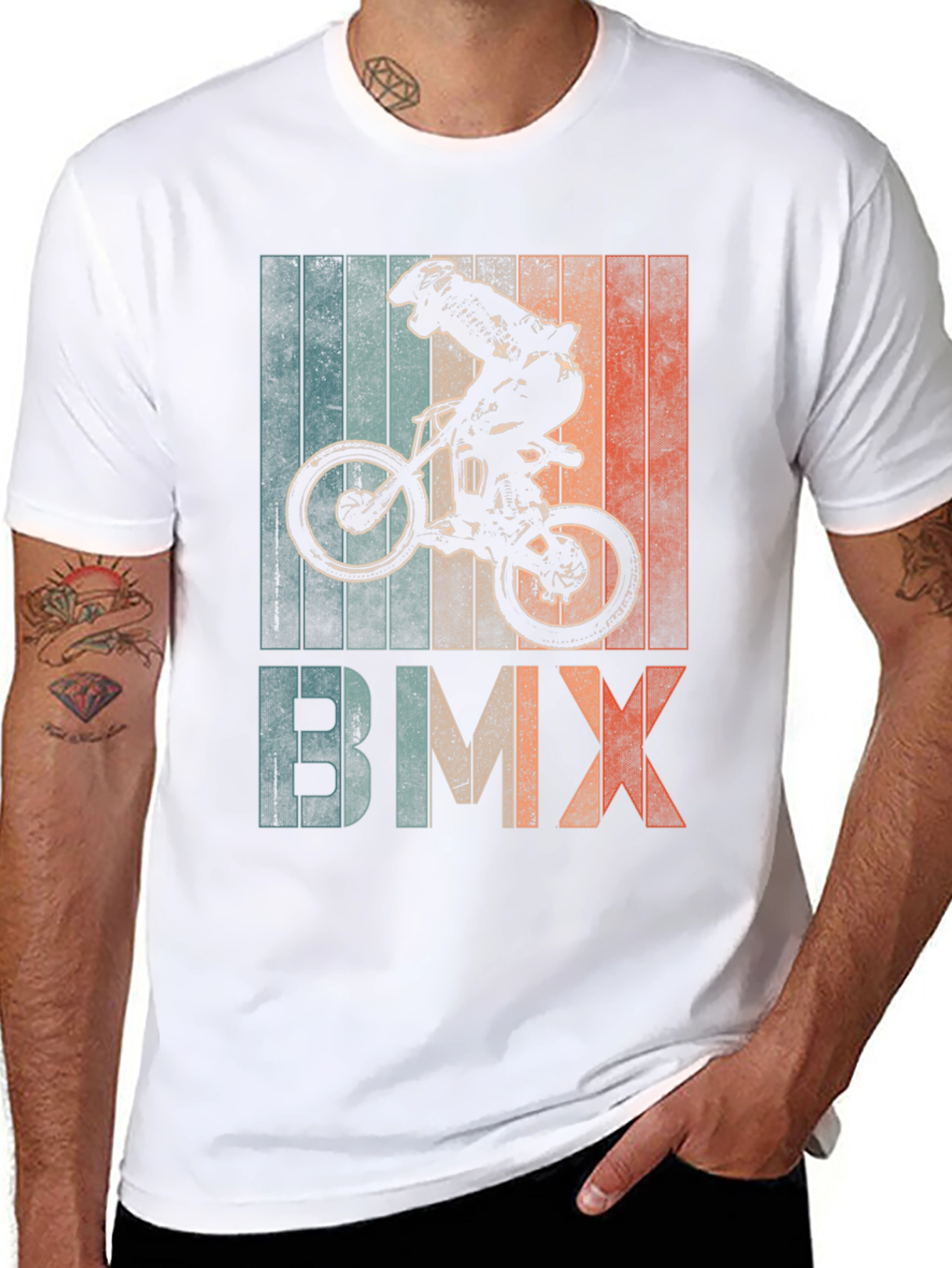 Retro BMX Graphic Tee - Cool Rider Style