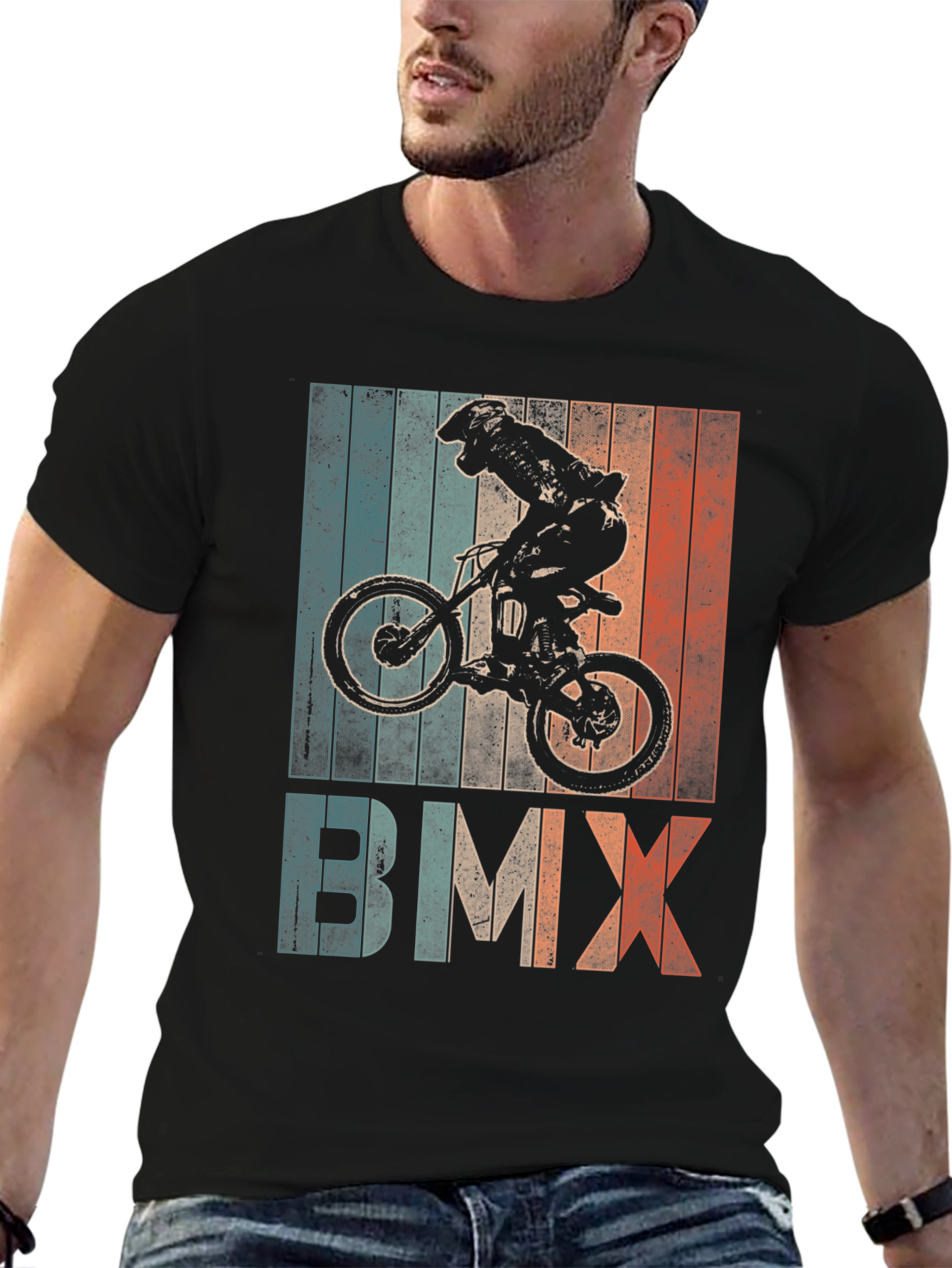 Retro BMX Graphic Tee - Cool Rider Style