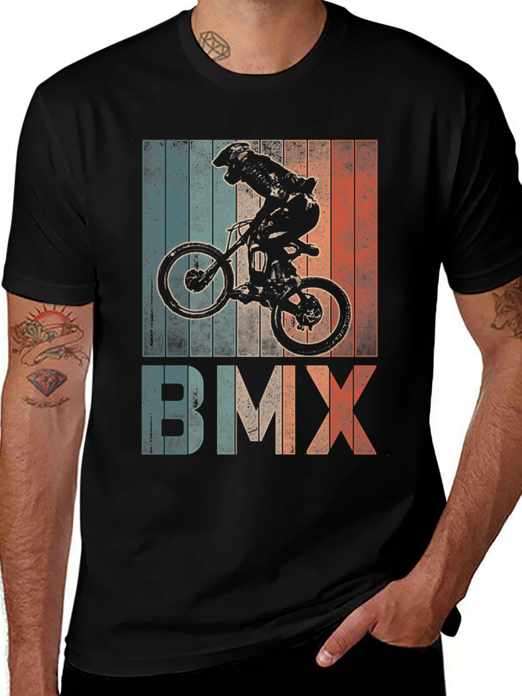 Retro BMX Graphic Tee - Cool Rider Style