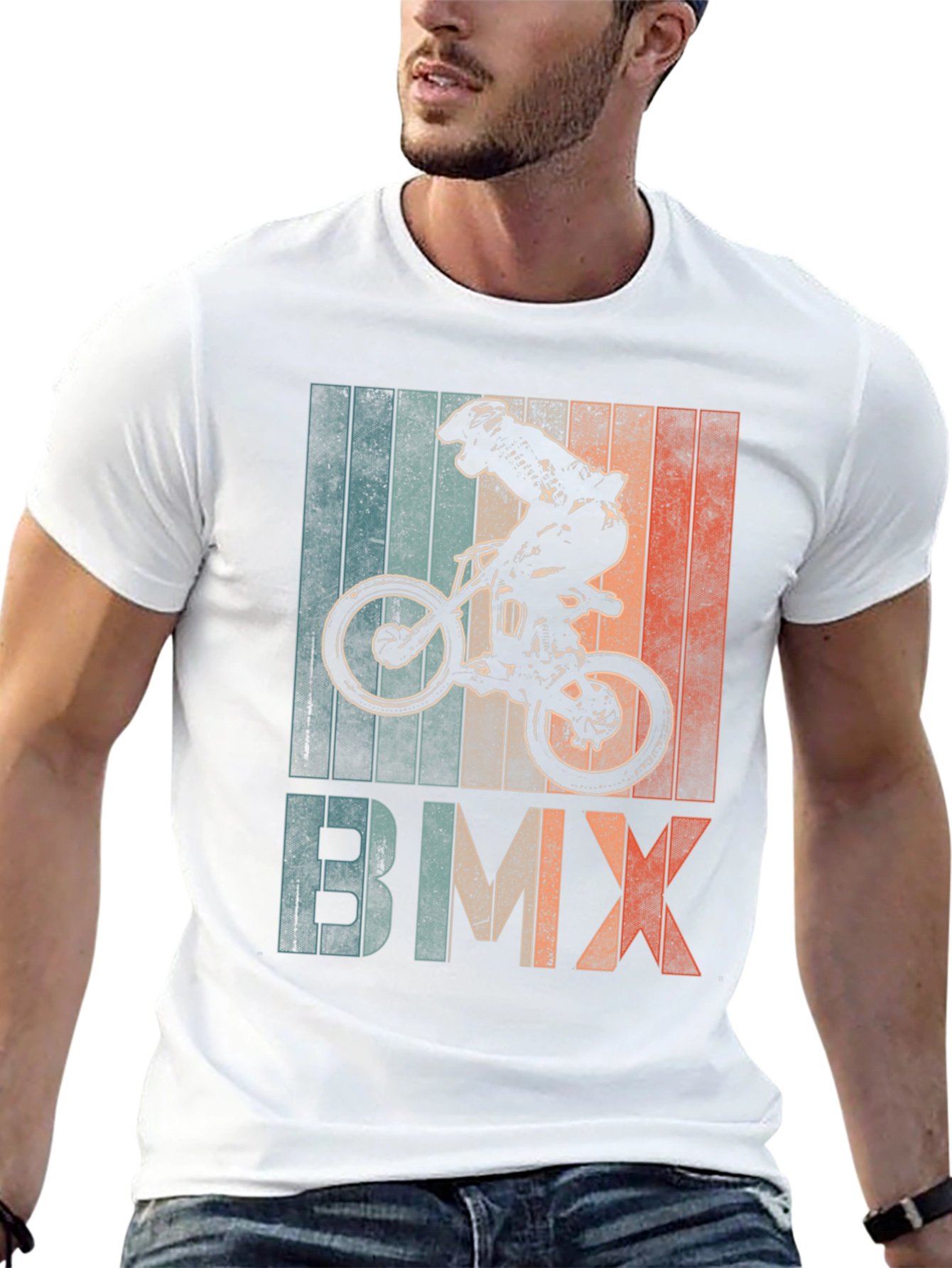 Retro BMX Graphic Tee - Cool Rider Style