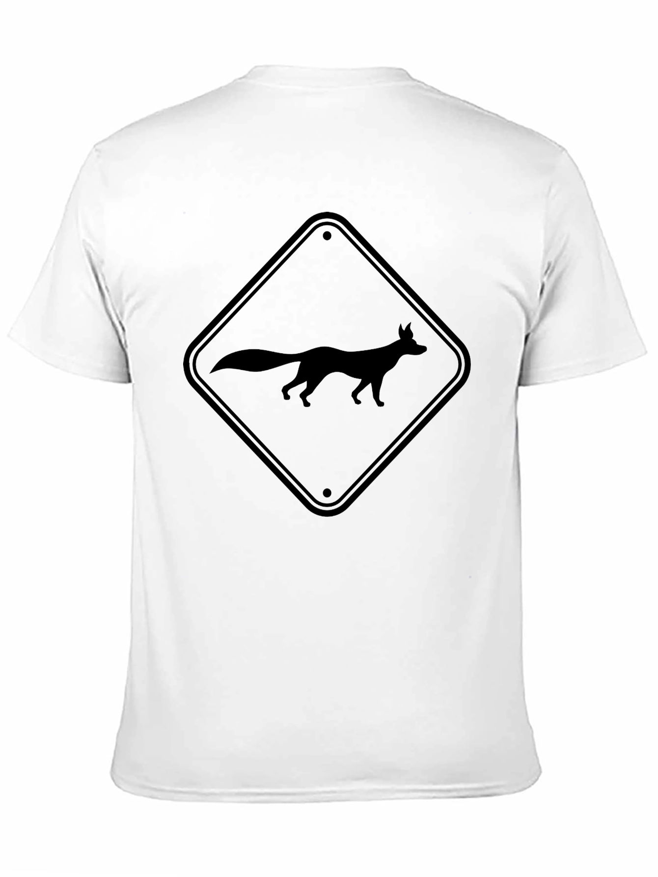 Fox Crossing Sign Graphic Tee