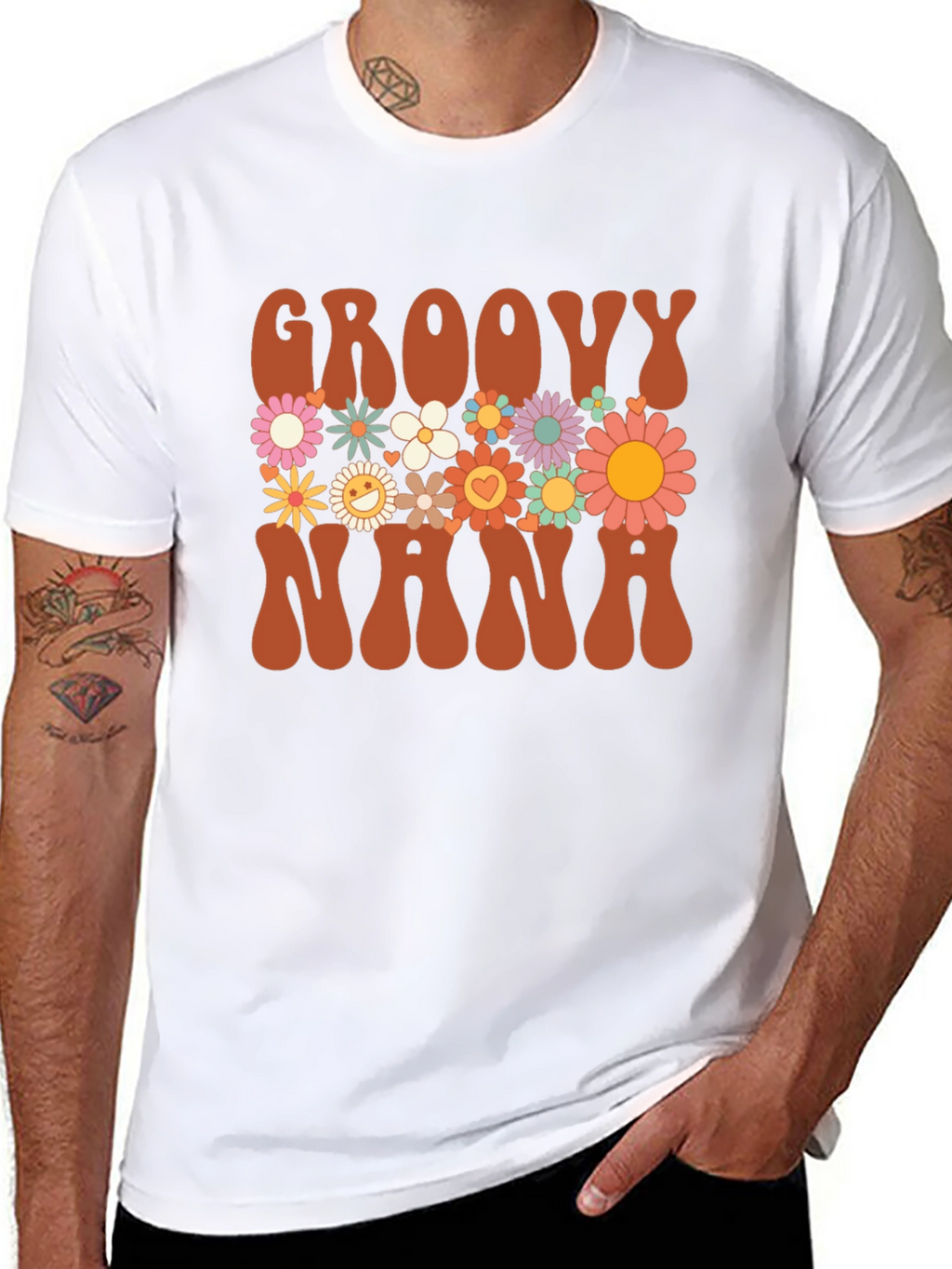 Groovy Nana Floral T-Shirt