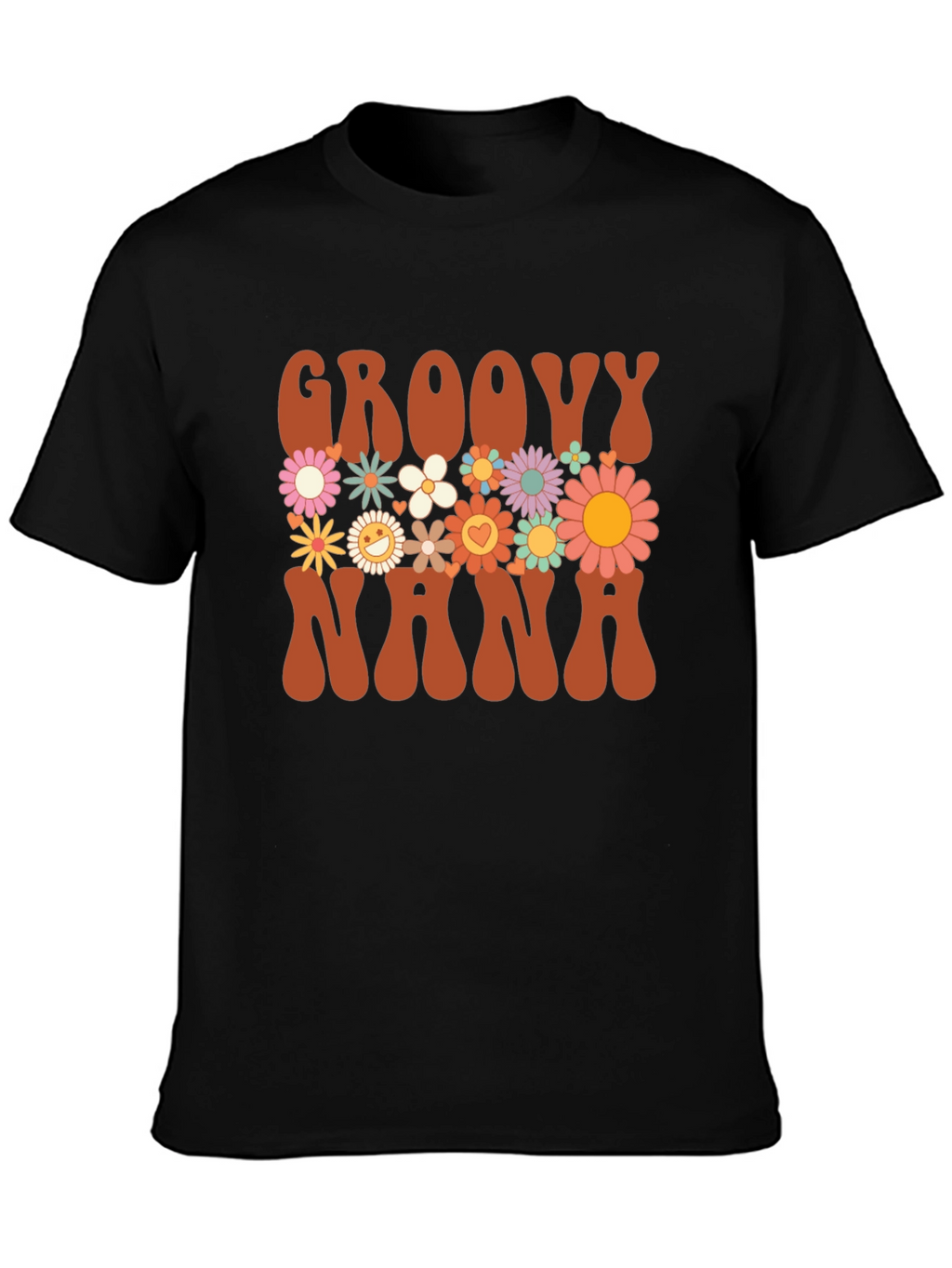 Groovy Nana Floral T-Shirt