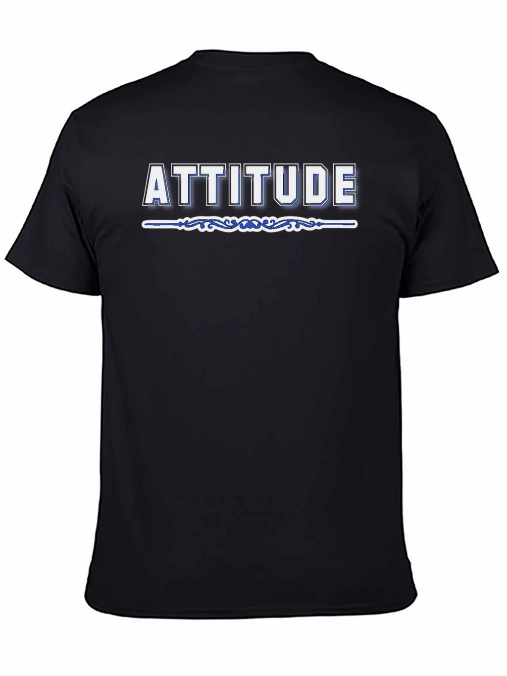 Attitude Graphic Tee - Mens Black T-Shirt